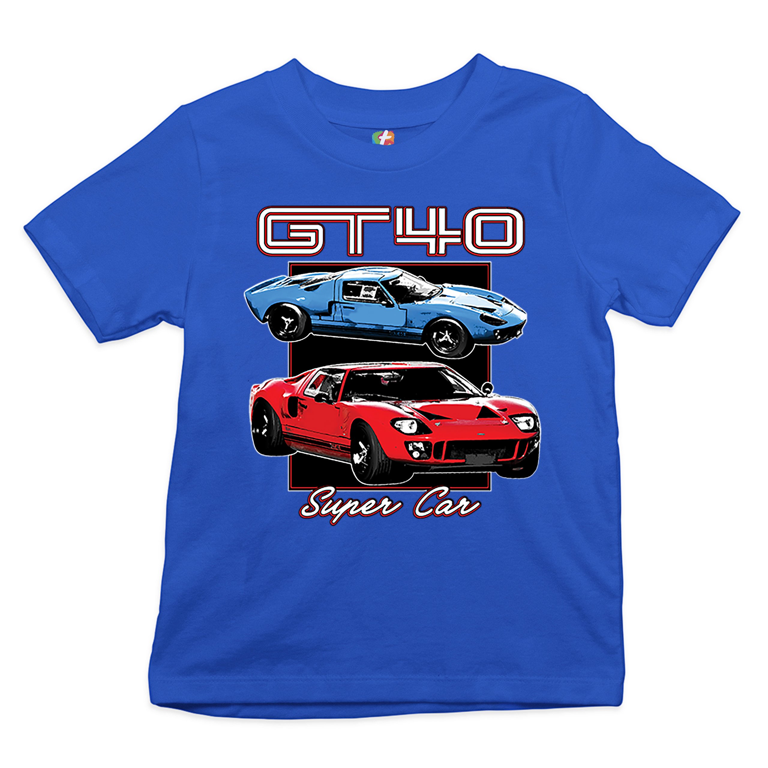Ford GT40 Youth T-shirt American Vintage Super Car Retro Licensed Kids - Picture 23 of 30