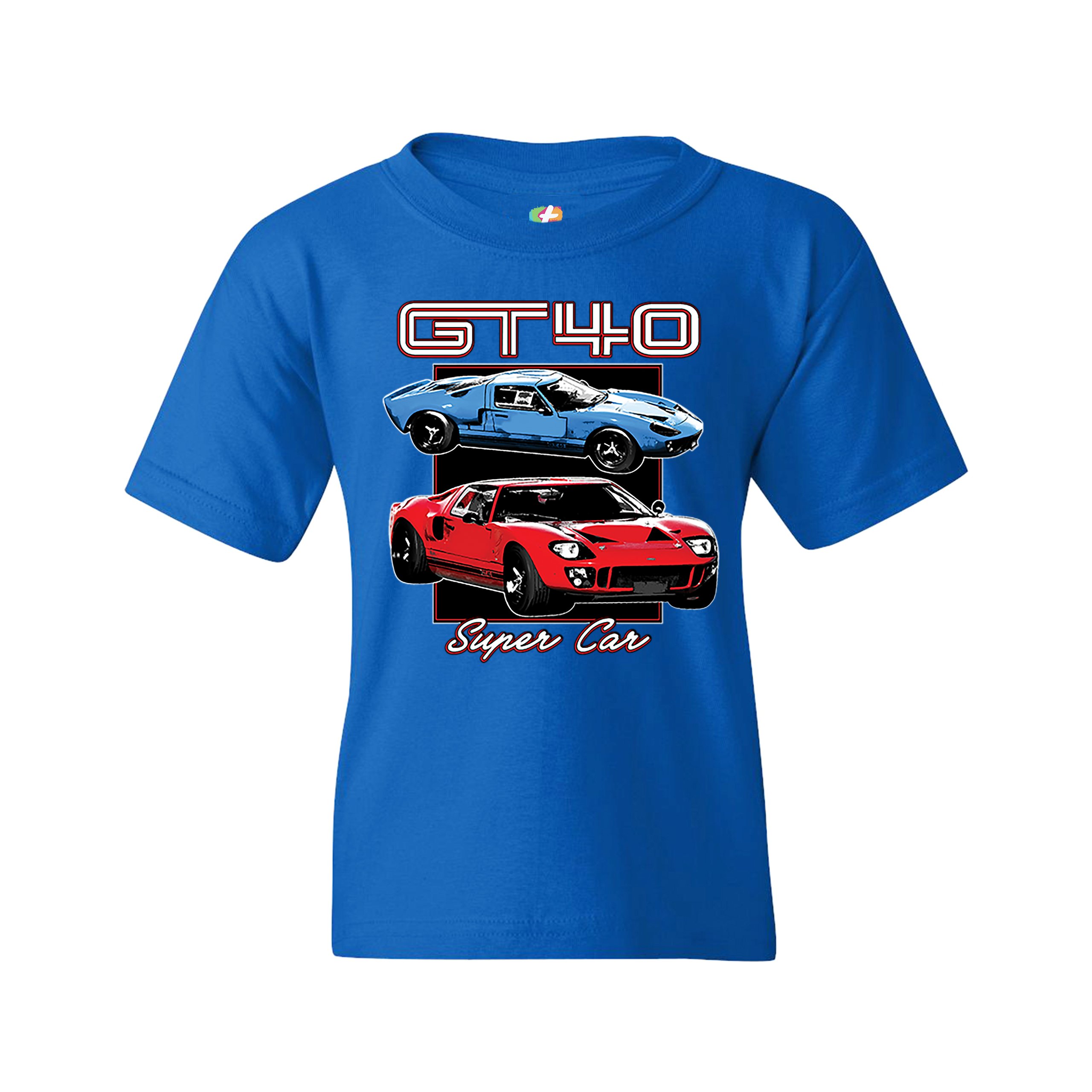 Ford GT40 Youth T-shirt American Vintage Super Car Retro Licensed Kids - Picture 24 of 30