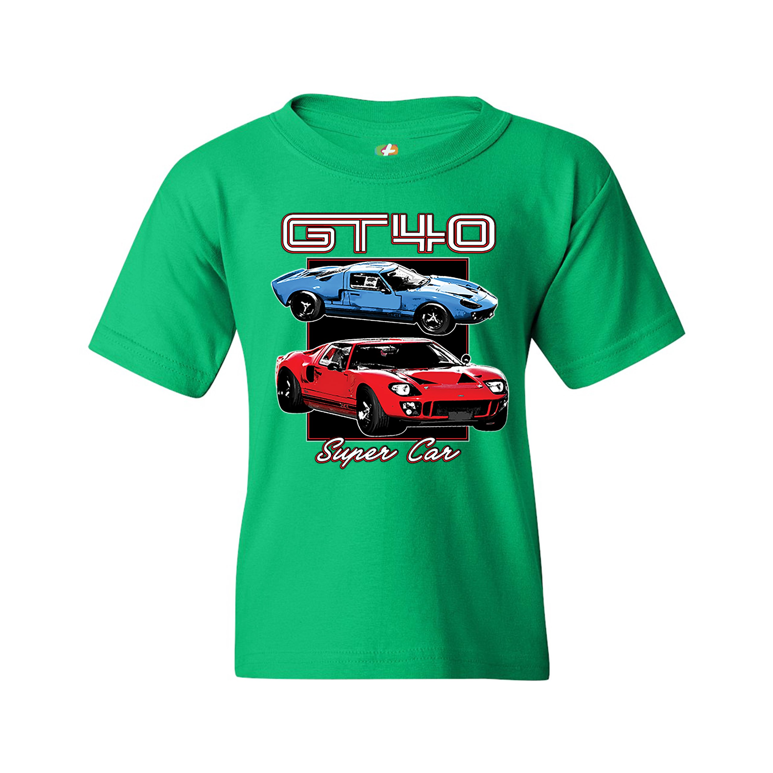 Ford GT40 Youth T-shirt American Vintage Super Car Retro Licensed Kids - Picture 20 of 30