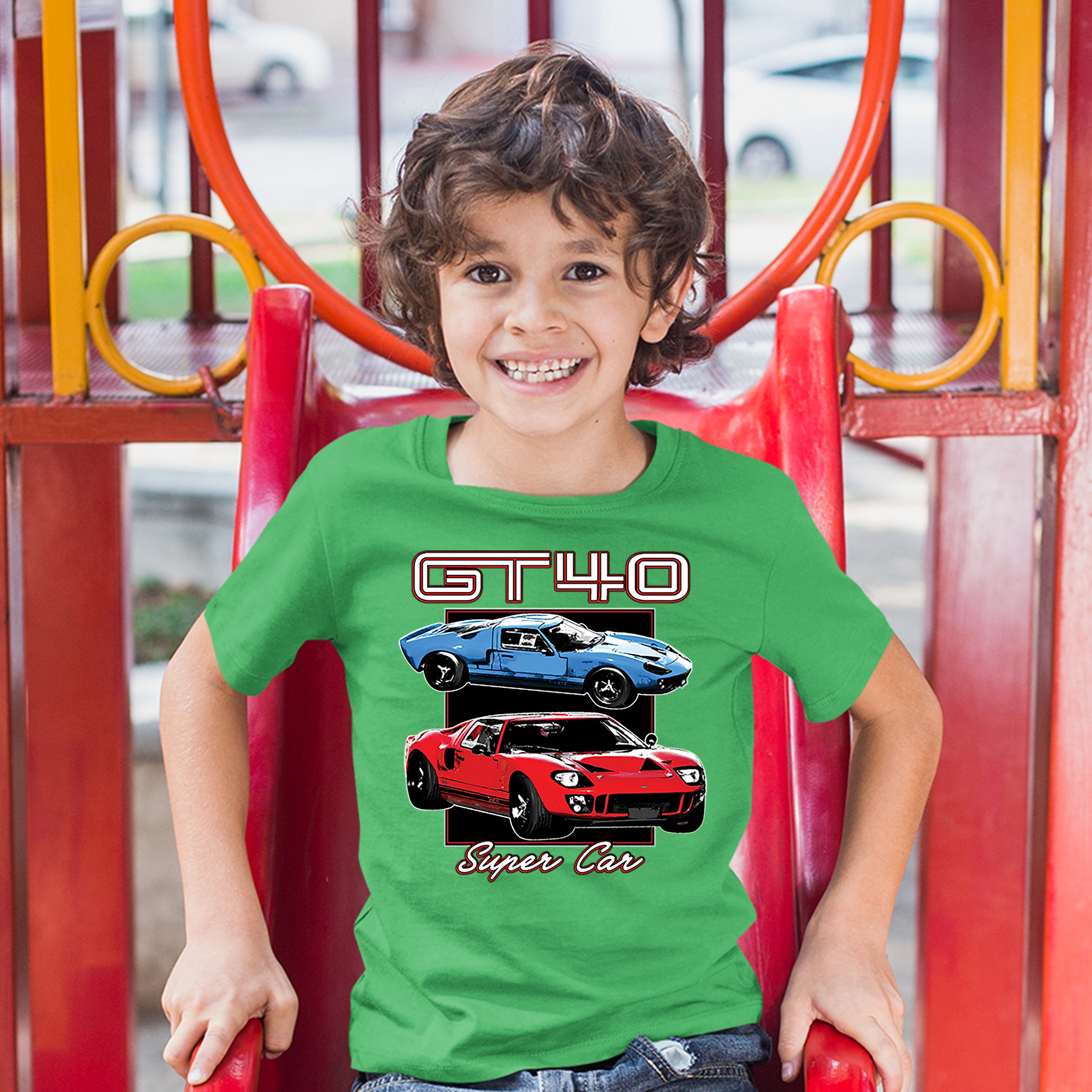 Ford GT40 Youth T-shirt American Vintage Super Car Retro Licensed Kids - Picture 22 of 30