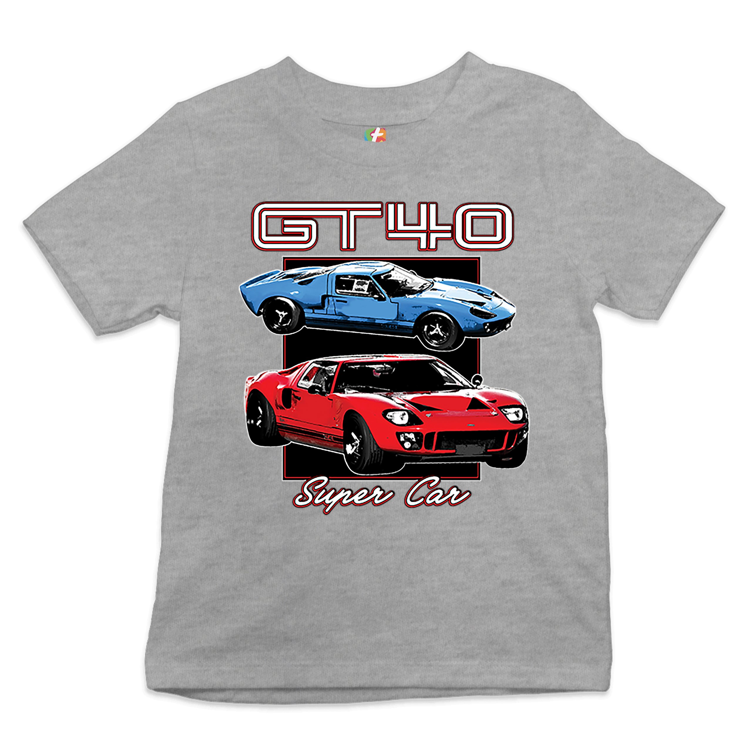 Ford GT40 Youth T-shirt American Vintage Super Car Retro Licensed Kids - Picture 7 of 30