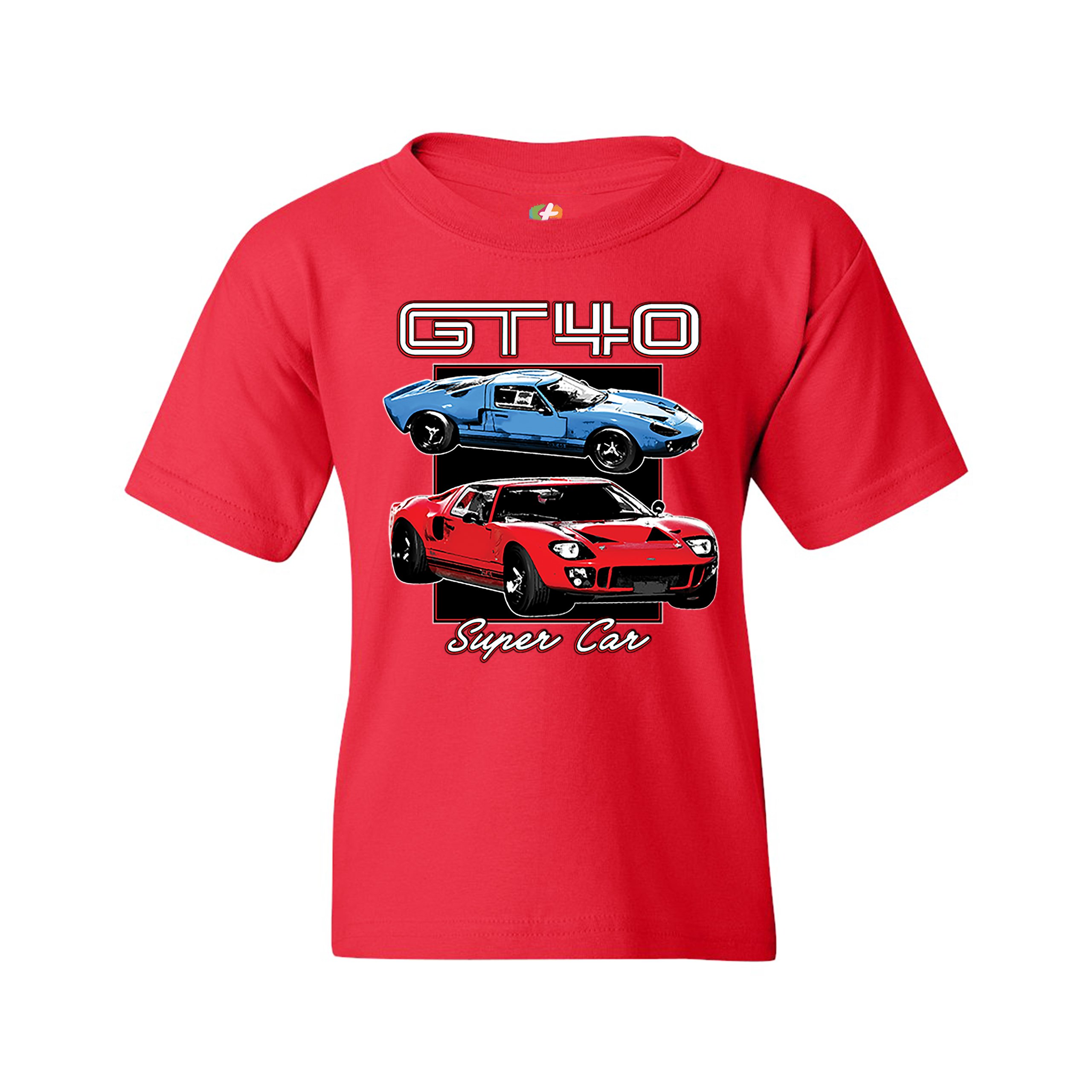 Ford GT40 Youth T-shirt American Vintage Super Car Retro Licensed Kids - Picture 12 of 30