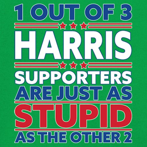 1 Out of 3 Harris Supporters Are Just As Stupid Sweatshirt Pro- Trump Crewneck - Picture 39 of 50