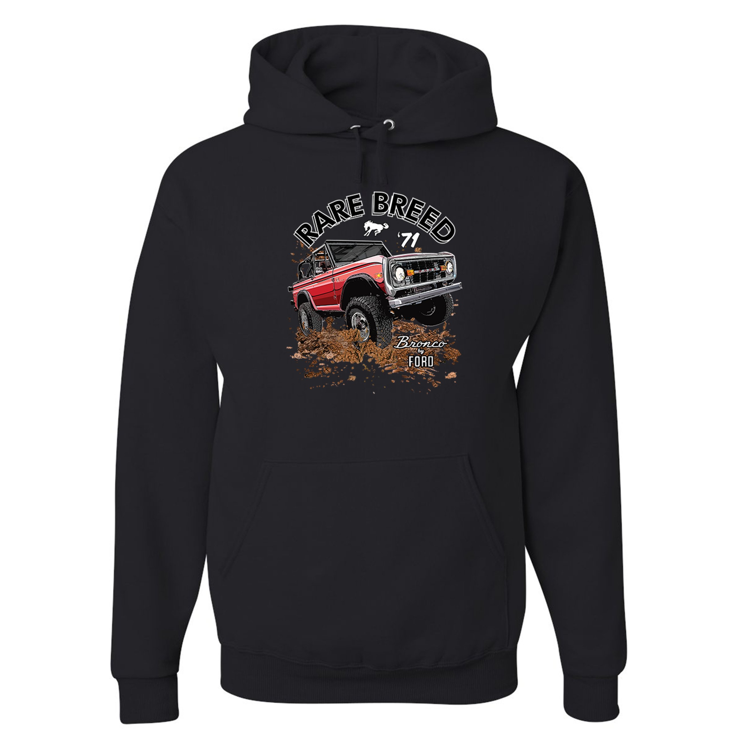 Bronco by Ford Sweatshirt Rare Breed '71 Offroad Ford Truck Licensed ...
