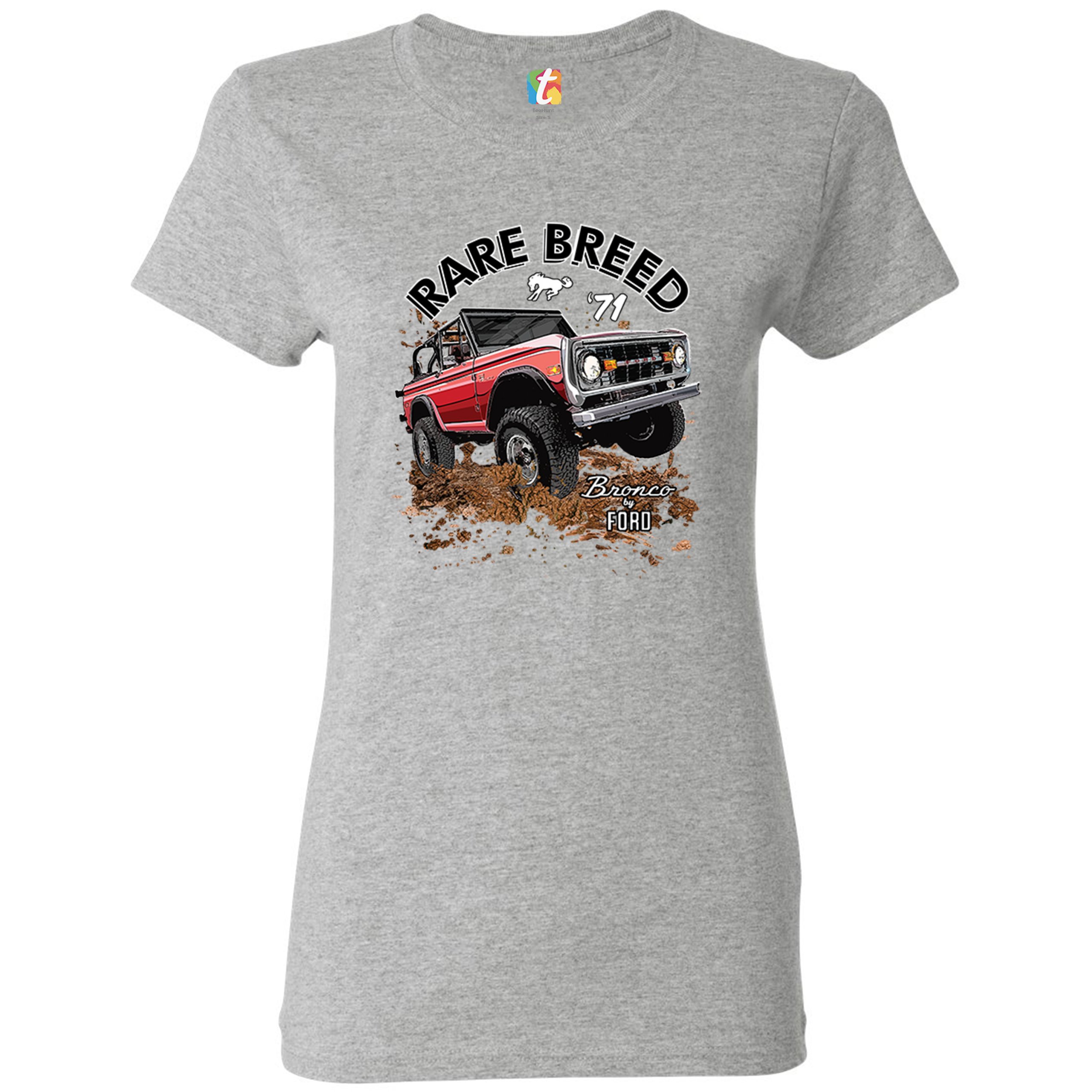 Bronco by Ford T-Shirt Rare Breed '71 Offroad Ford Truck Licensed Women's Tee