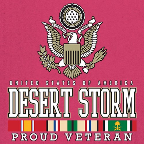 Desert Storm Proud Veteran T-Shirt American Army Gulf War DD 214 Women's Tee - Picture 46 of 50