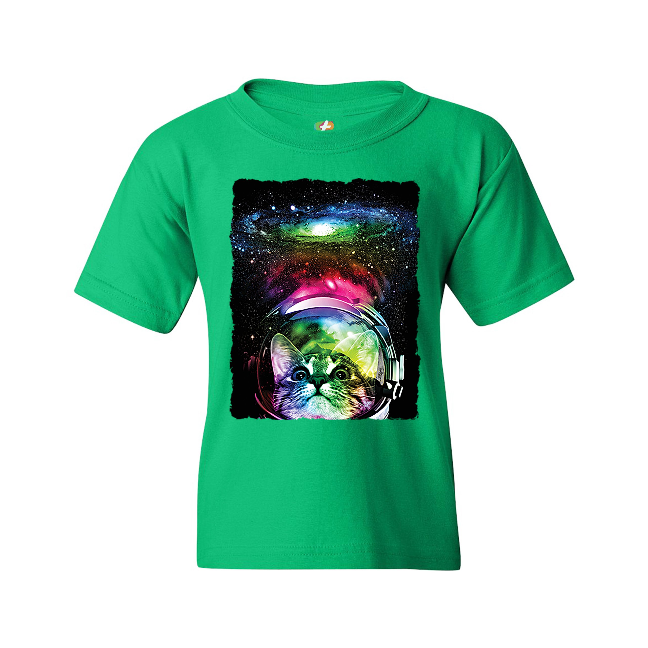 Astronaut Cat Youth T-shirt Space Kitty Kids - Picture 19 of 29