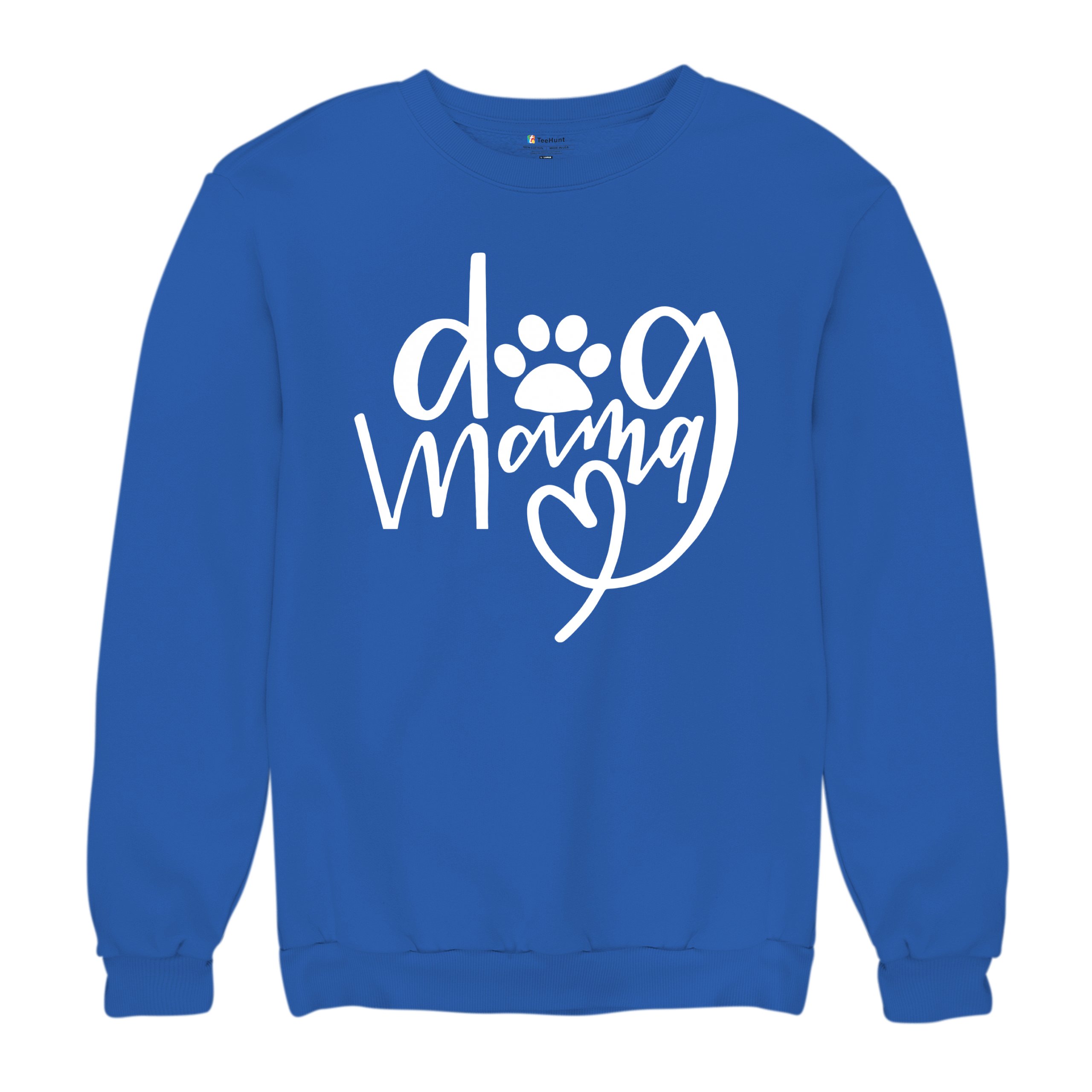 Dog Mama Funny Mother's Day Sweatshirt Puppy Breed Adopt a Pet Paw Crewneck - Picture 48 of 50