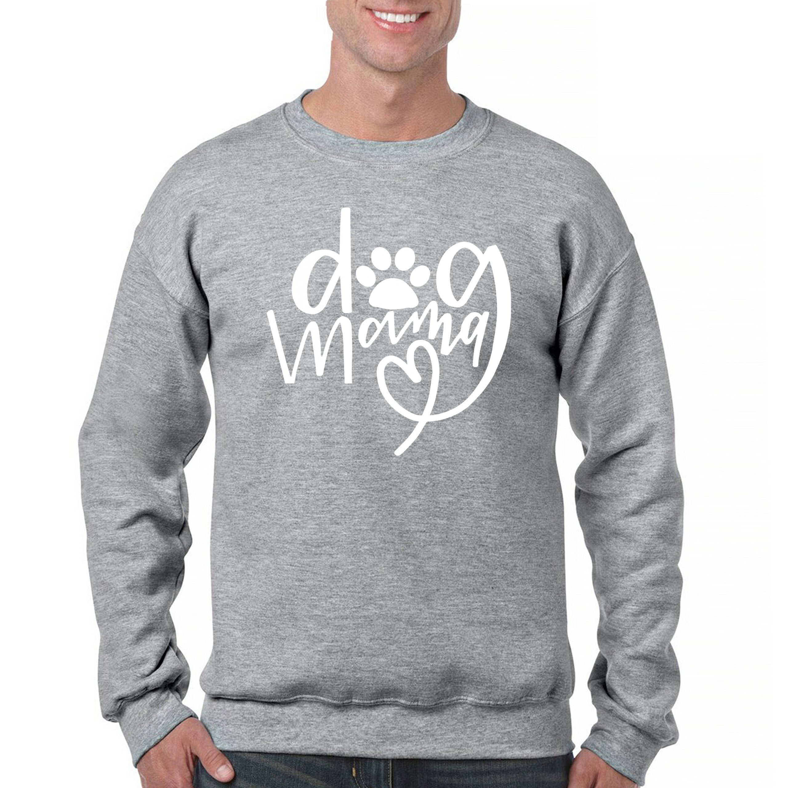 Dog Mama Funny Mother's Day Sweatshirt Puppy Breed Adopt a Pet Paw Crewneck - Picture 9 of 50