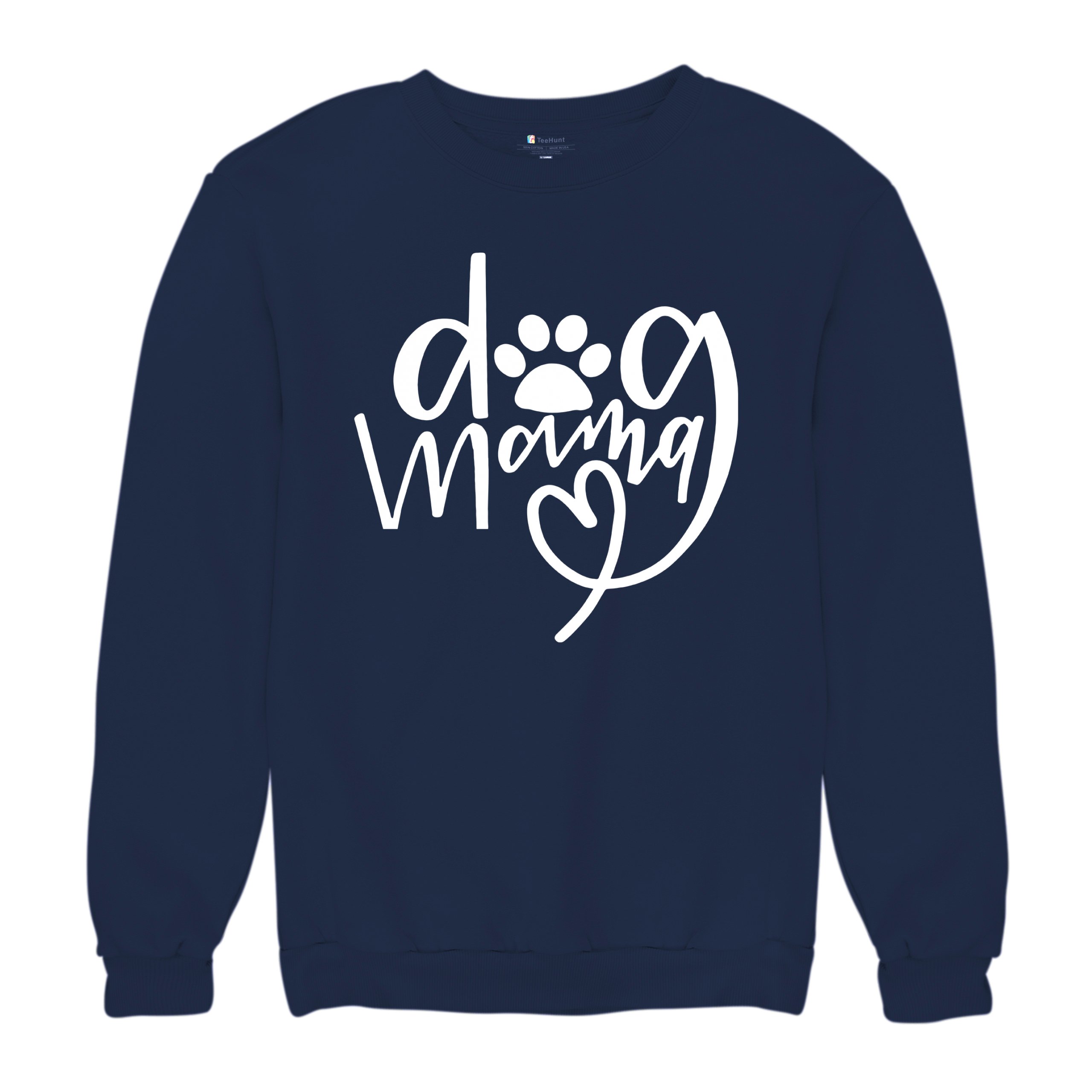 Dog Mama Funny Mother's Day Sweatshirt Puppy Breed Adopt a Pet Paw Crewneck - Picture 34 of 50
