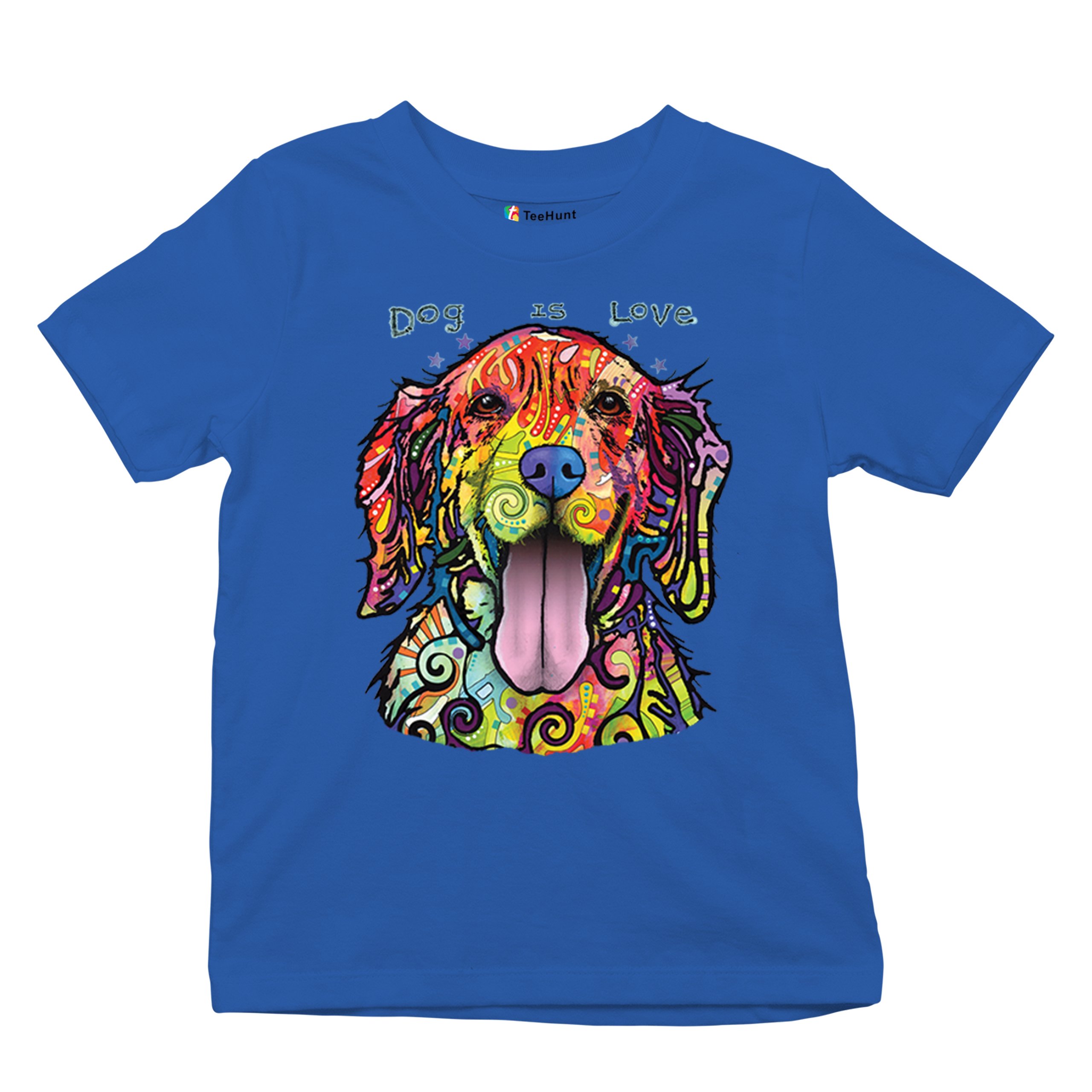 Dean Russo Dog is Love Labrador Retriever Youth T-shirt Happy Pet Kids - Picture 41 of 50
