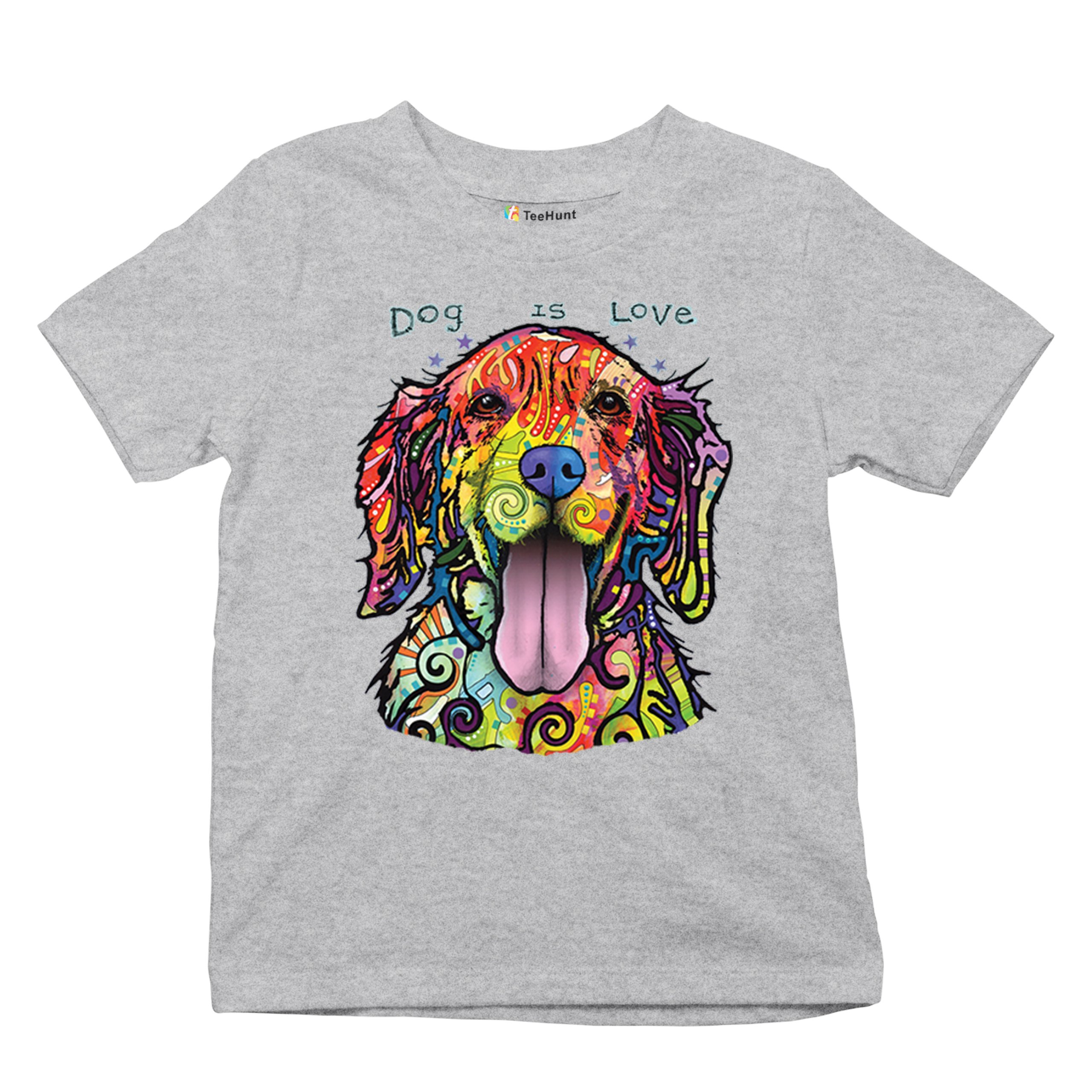 Dean Russo Dog is Love Labrador Retriever Youth T-shirt Happy Pet Kids - Picture 13 of 50