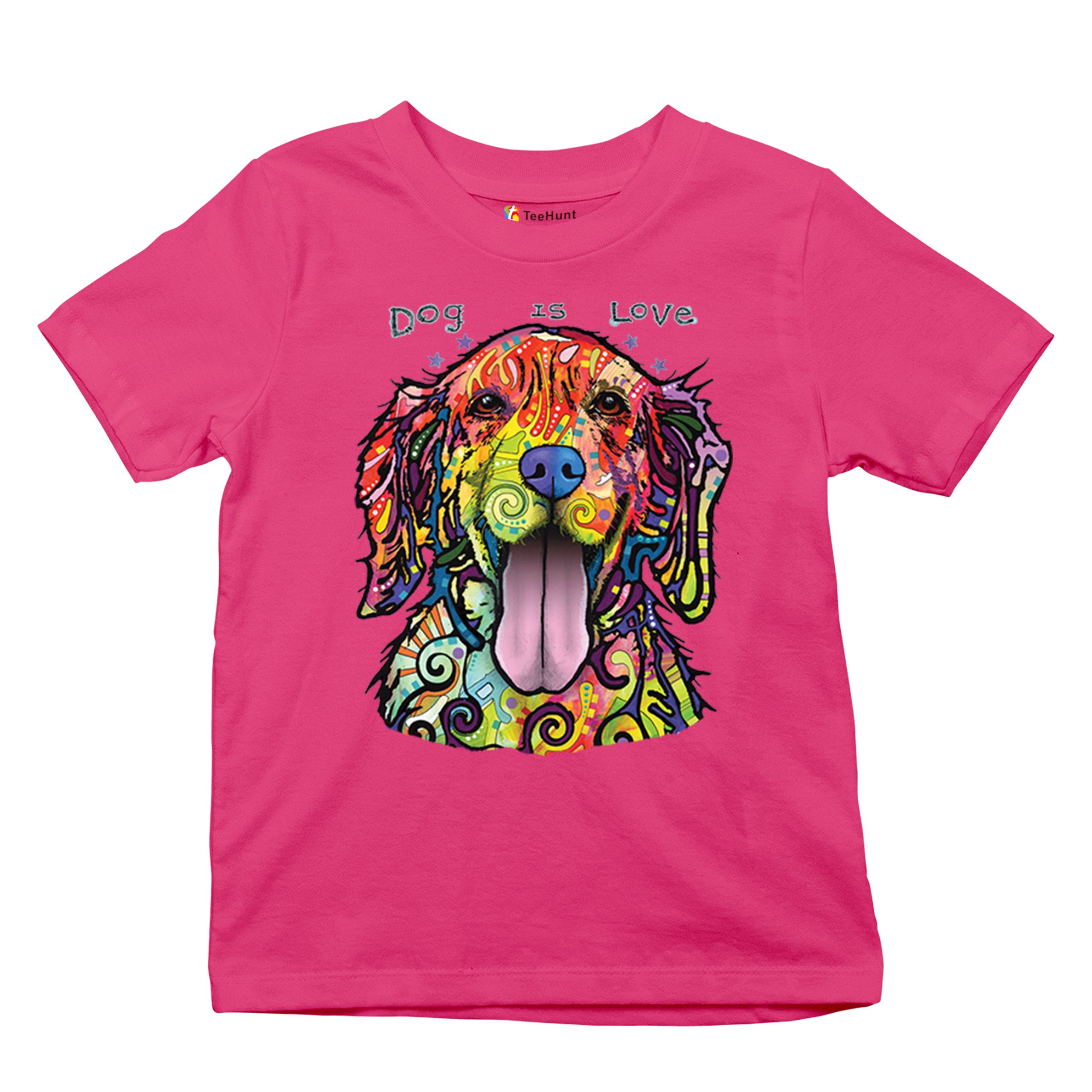 Dean Russo Dog is Love Labrador Retriever Youth T-shirt Happy Pet Kids - Picture 48 of 50