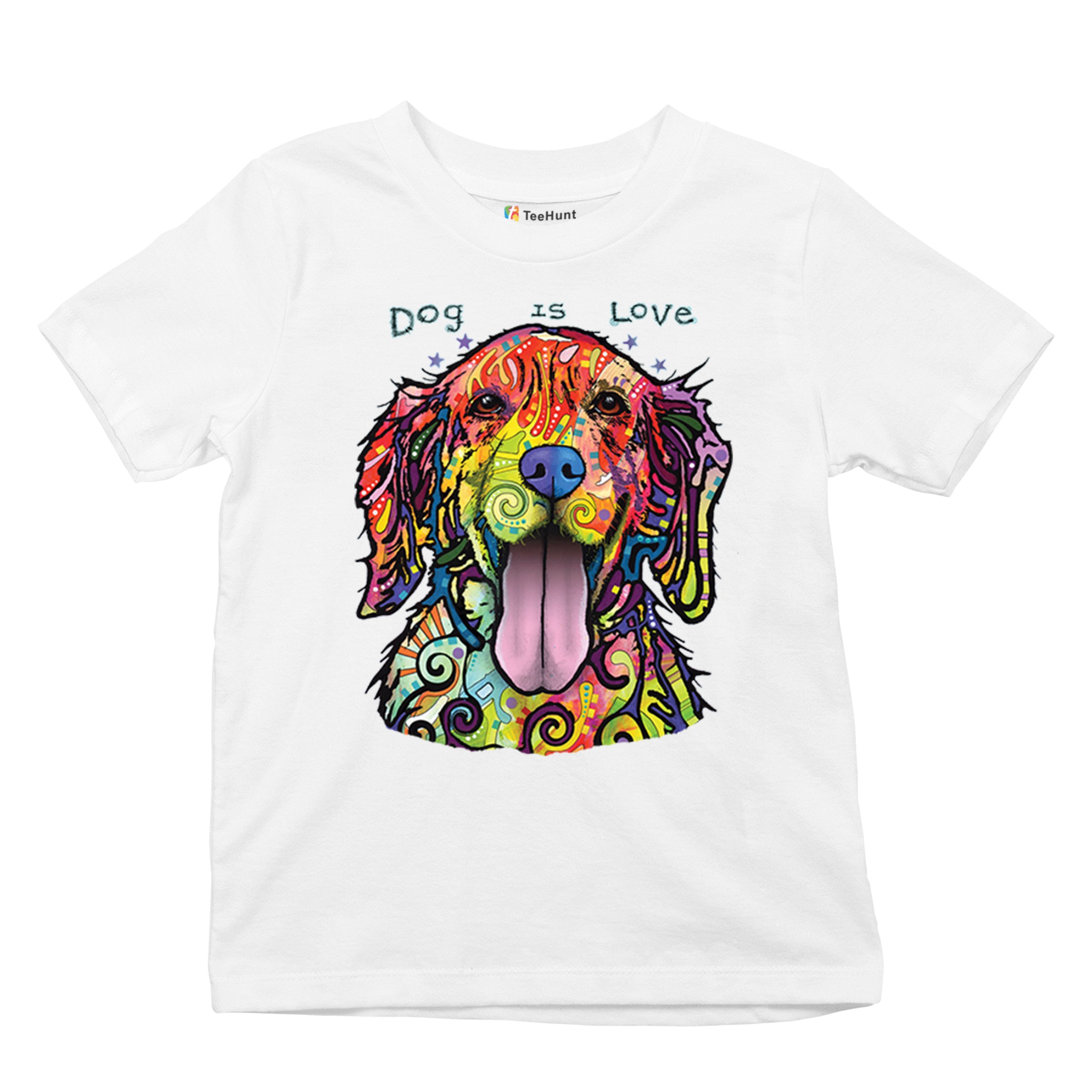 Dean Russo Dog is Love Labrador Retriever Youth T-shirt Happy Pet Kids - Picture 27 of 50