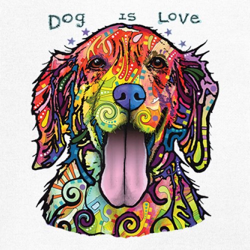 Dean Russo Dog is Love Labrador Retriever Youth T-shirt Happy Pet Kids - Picture 25 of 50
