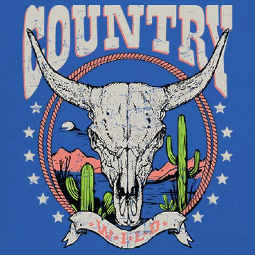 Country Wild Youth T-shirt Vintage Steer Skull Desert Cowgirl Rodeo Kids - Picture 18 of 29
