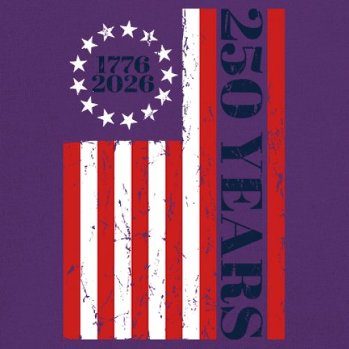 USA 250 Years Flag Long Sleeve T-shirt American Patriotic July 4th Freedom - Picture 18 of 78