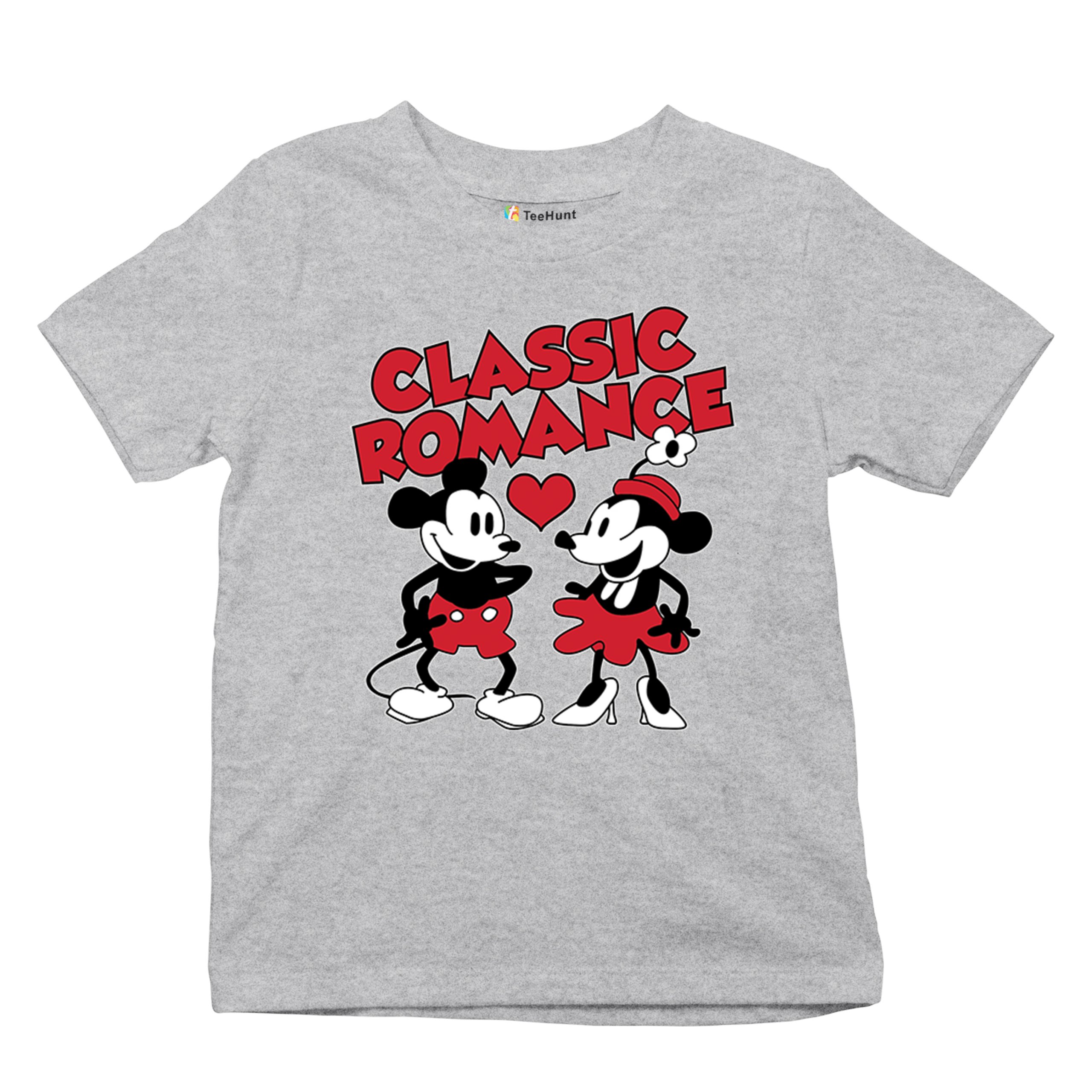 Steamboat Willie Classic Romance Youth T-shirt Cute Cartoon Mouse Retro Kids - Picture 6 of 50