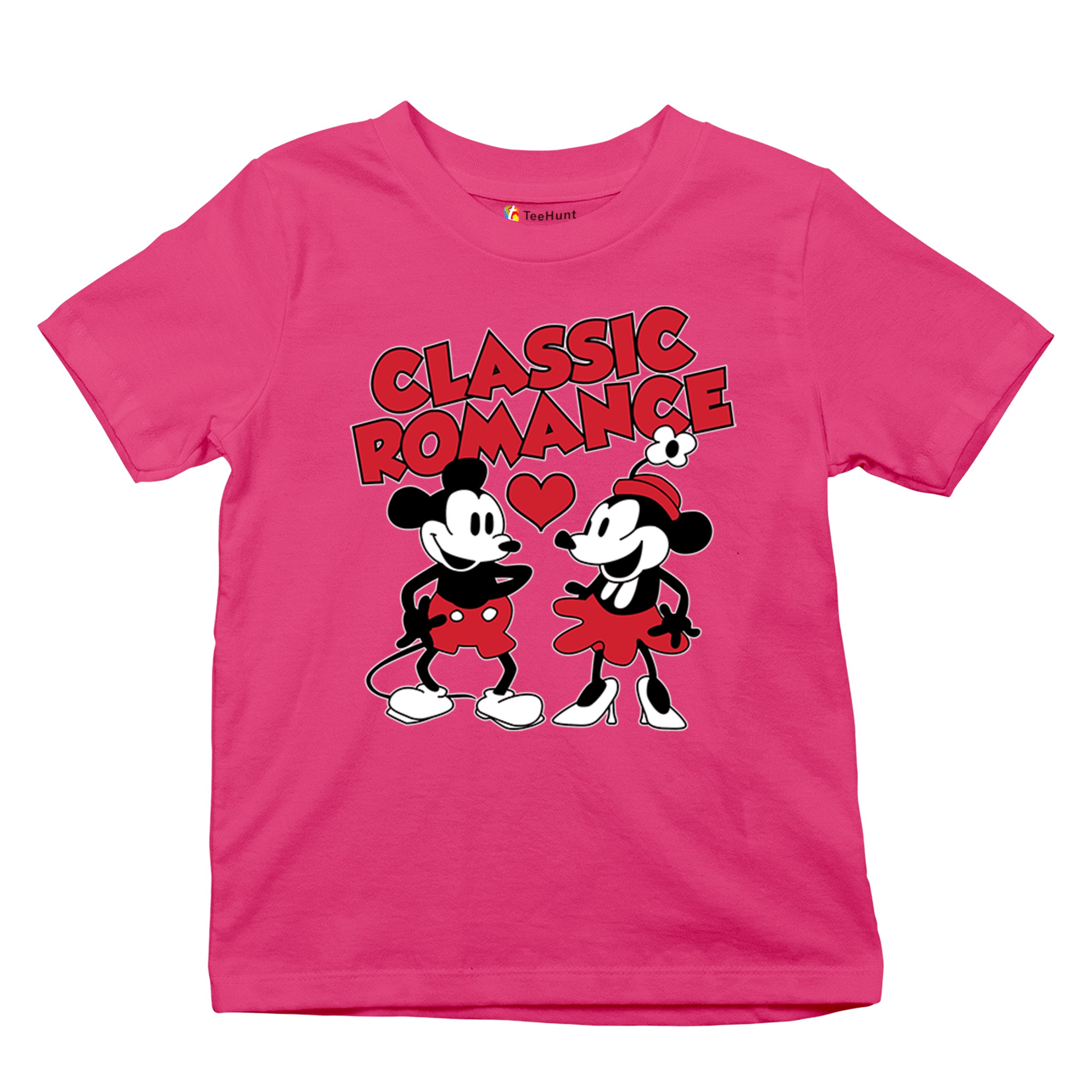 Steamboat Willie Classic Romance Youth T-shirt Cute Cartoon Mouse Retro Kids - Picture 48 of 50