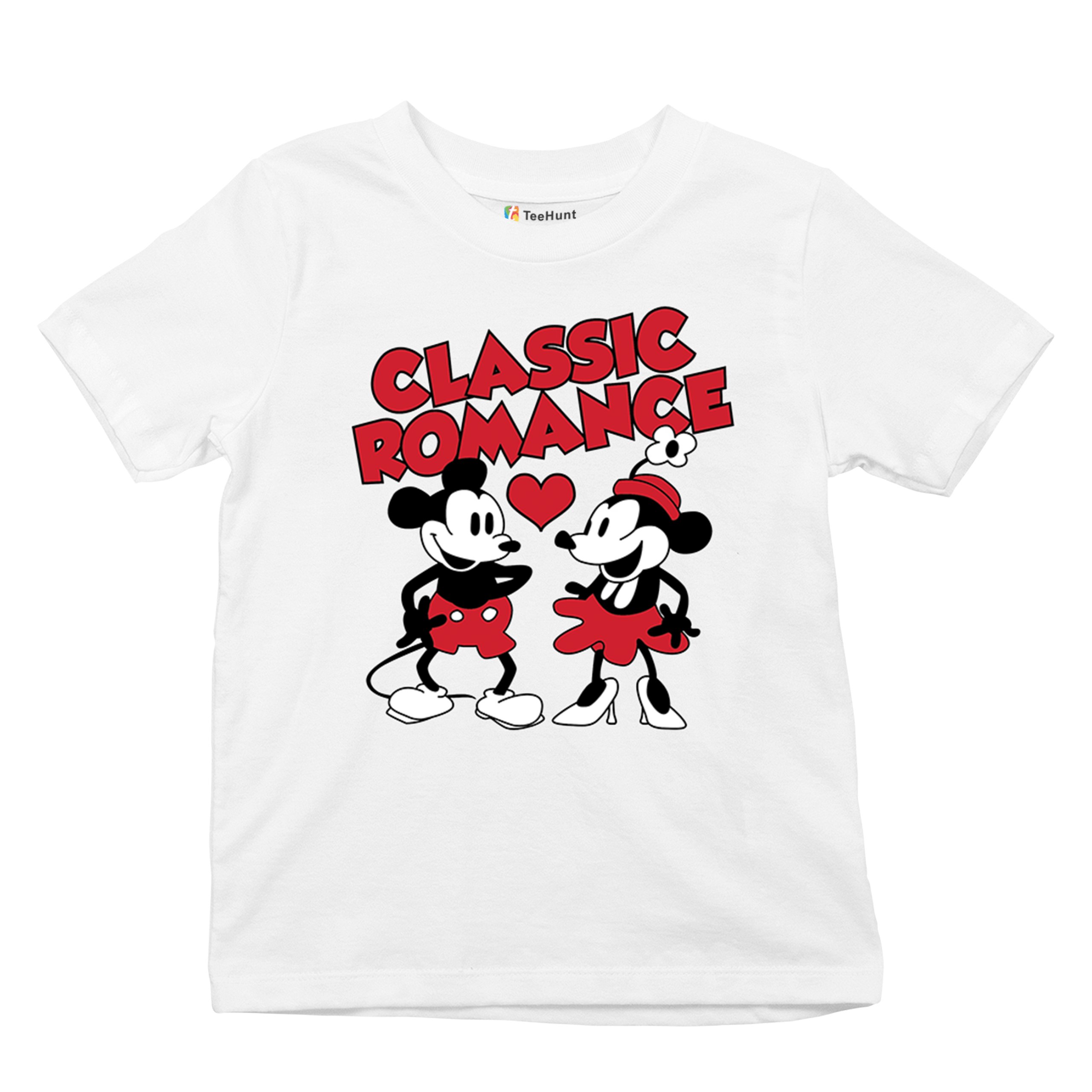 Steamboat Willie Classic Romance Youth T-shirt Cute Cartoon Mouse Retro Kids - Picture 27 of 50