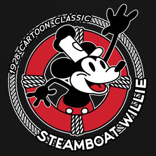 Steamboat Willie Life Preserver Youth T-shirt Funny Classic Cartoon Beach Kids - Picture 11 of 50