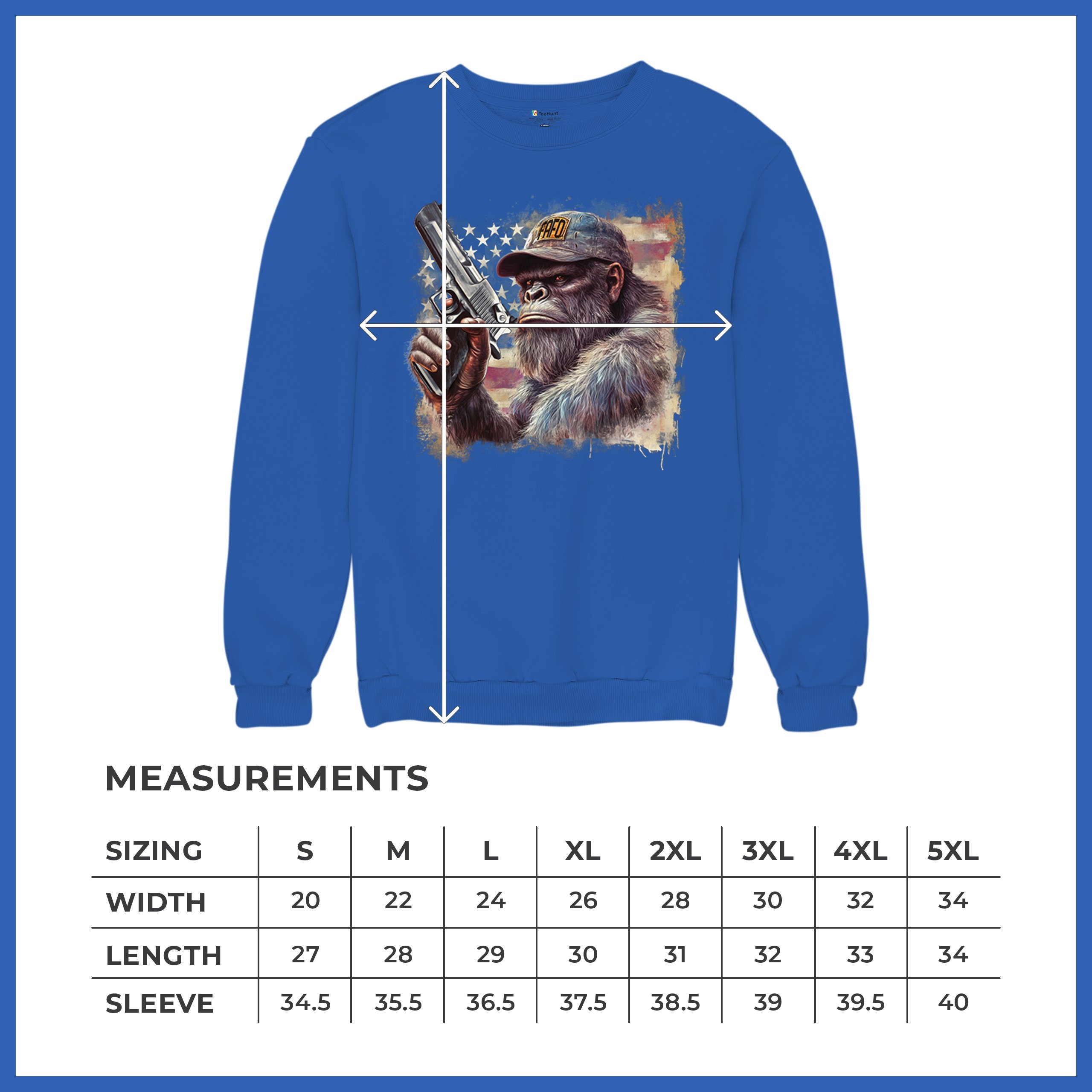 FAFO Bigfoot Sweatshirt F Around and Find Out American 2nd Amendment Crewneck - Picture 50 of 50