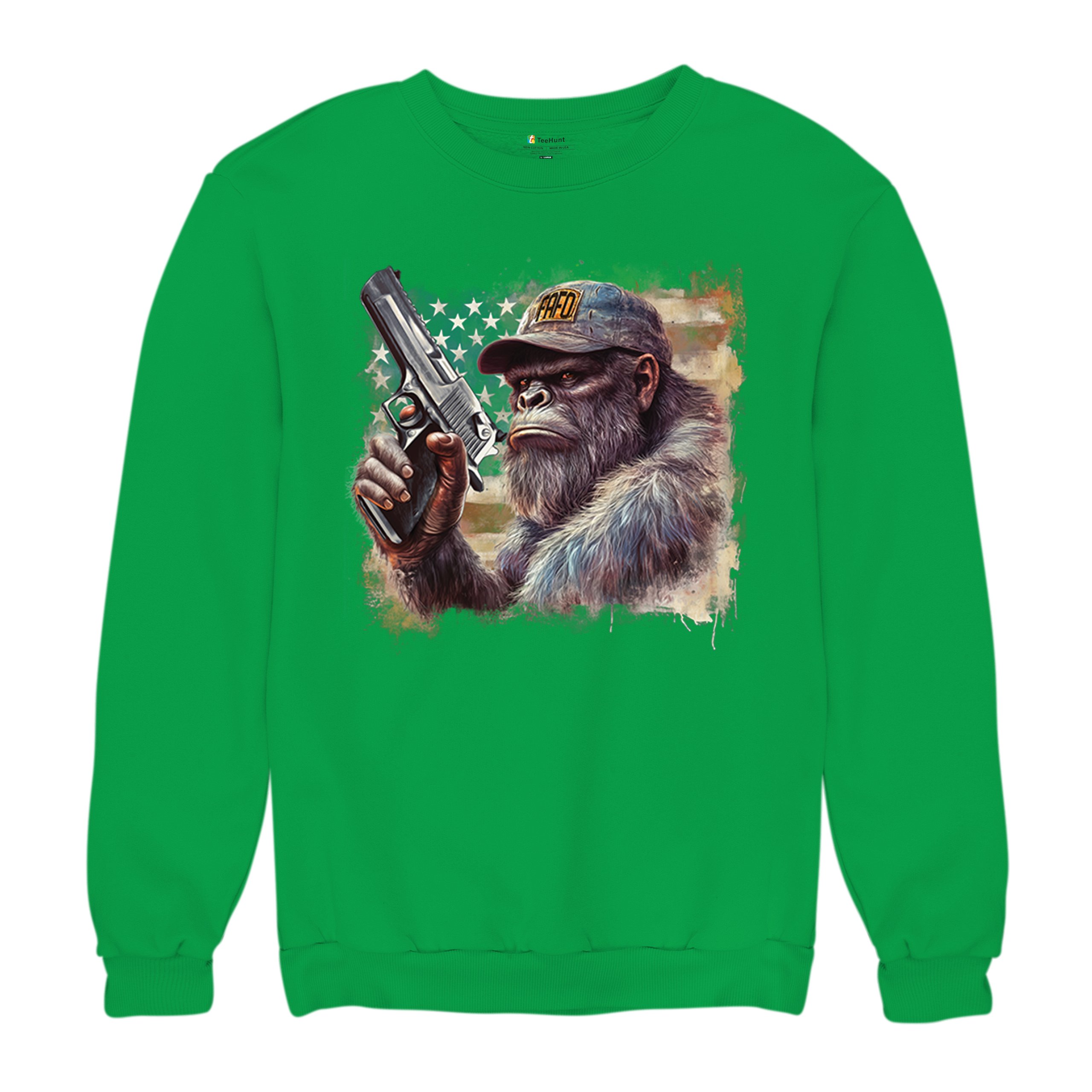 FAFO Bigfoot Sweatshirt F Around and Find Out American 2nd Amendment Crewneck - Picture 41 of 50