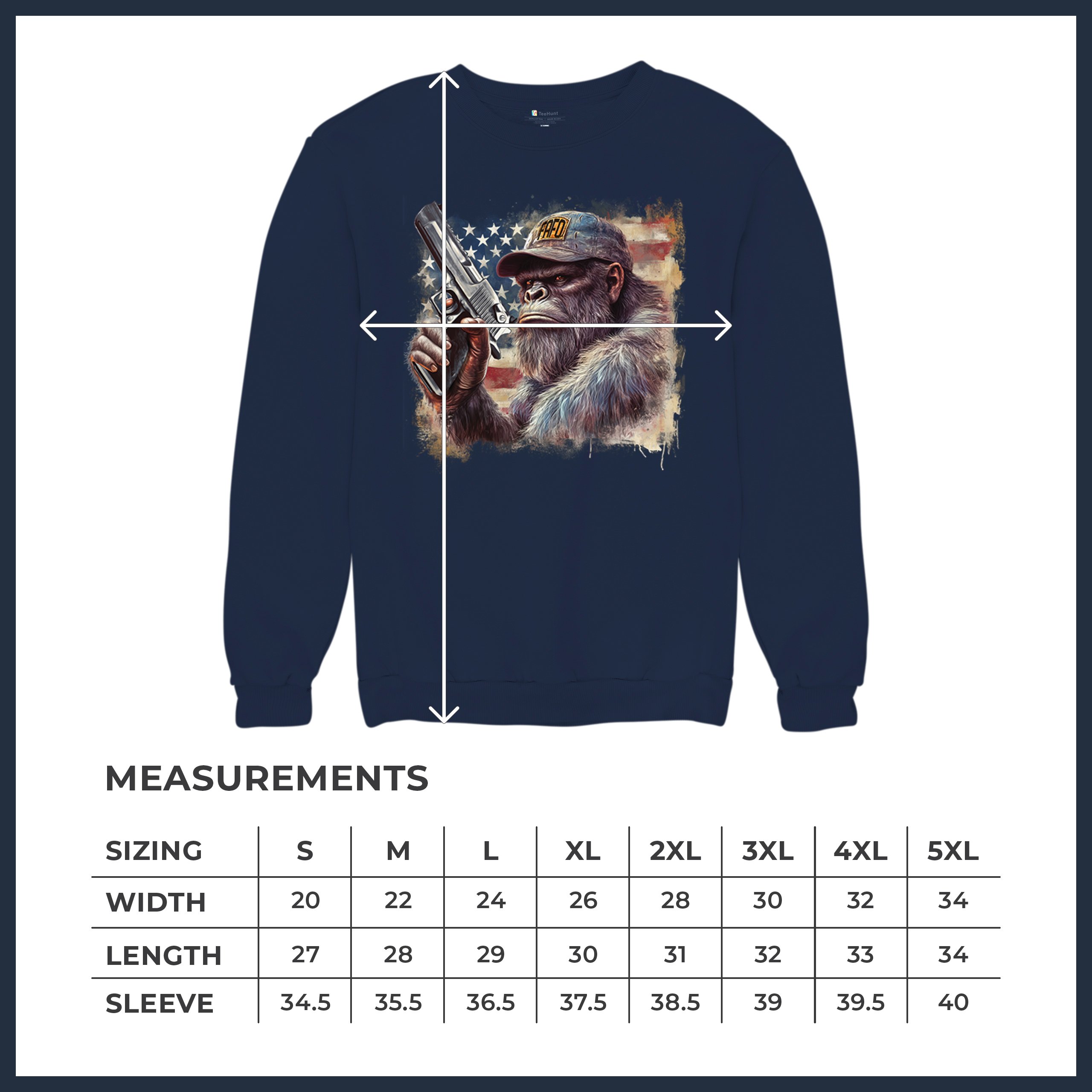 FAFO Bigfoot Sweatshirt F Around and Find Out American 2nd Amendment Crewneck - Picture 36 of 50