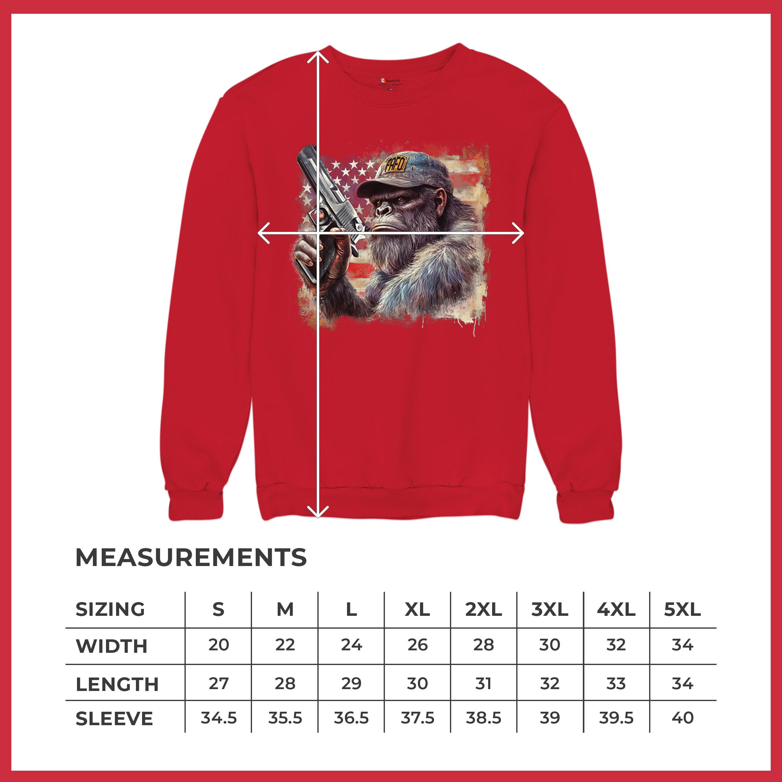 FAFO Bigfoot Sweatshirt F Around and Find Out American 2nd Amendment Crewneck - Picture 22 of 50