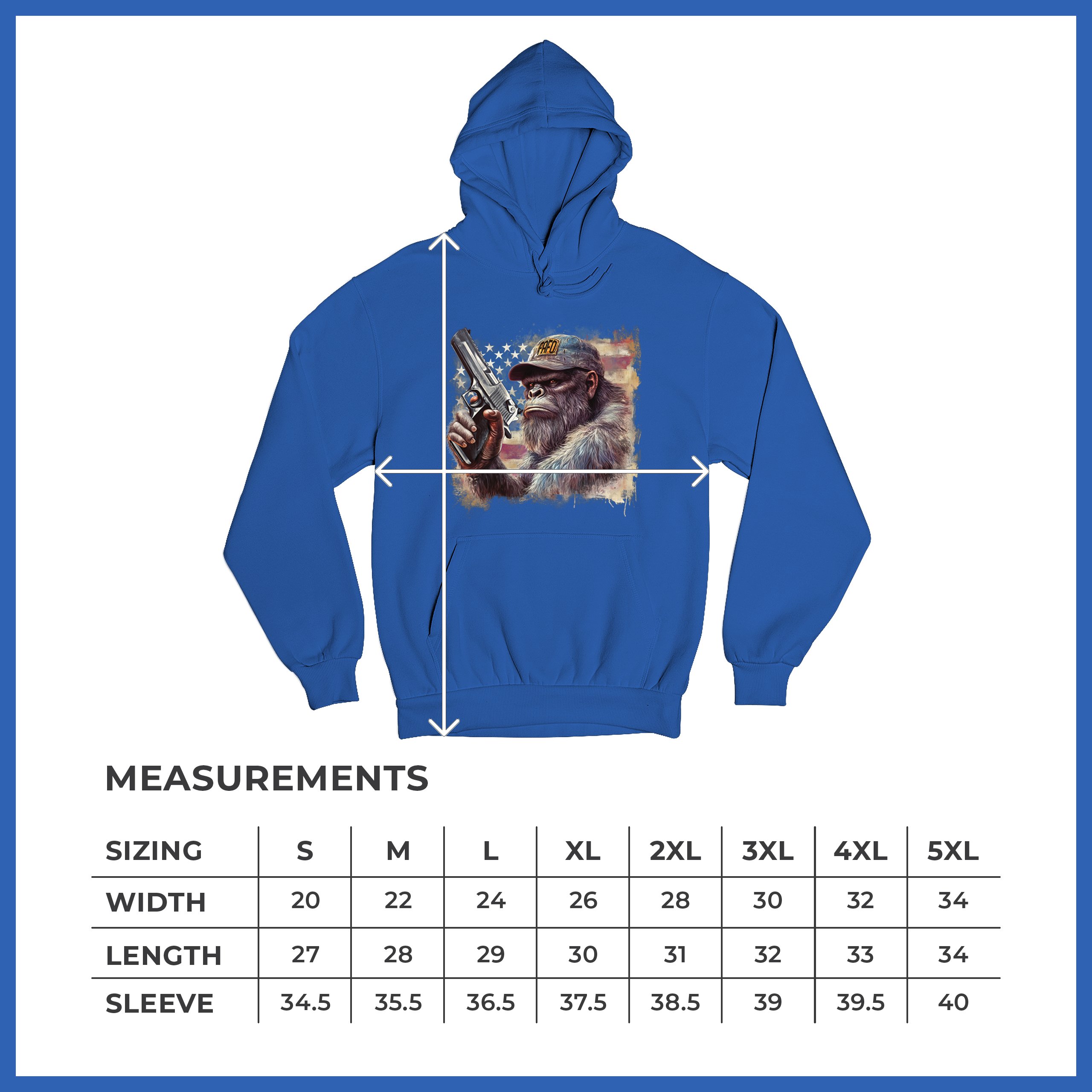 FAFO Bigfoot Sweatshirt F Around and Find Out American 2nd Amendment Hoodie - Picture 50 of 57