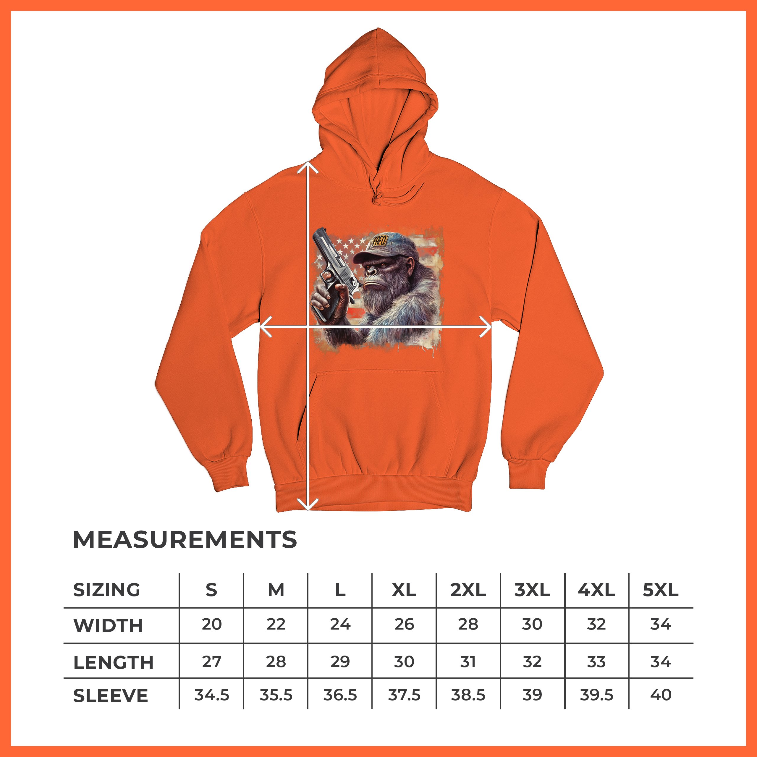 FAFO Bigfoot Sweatshirt F Around and Find Out American 2nd Amendment Hoodie - Picture 22 of 57