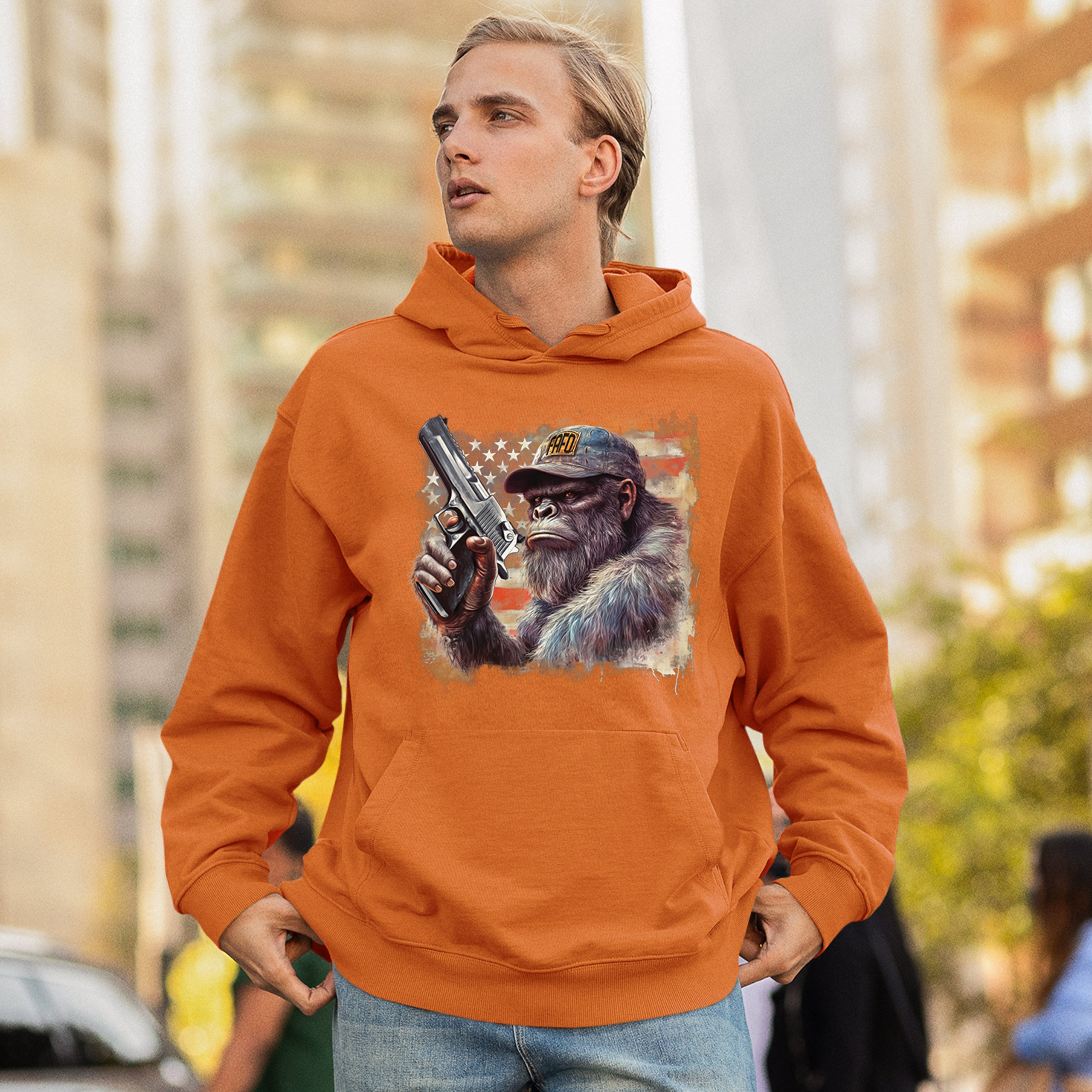 FAFO Bigfoot Sweatshirt F Around and Find Out American 2nd Amendment Hoodie - Picture 19 of 57