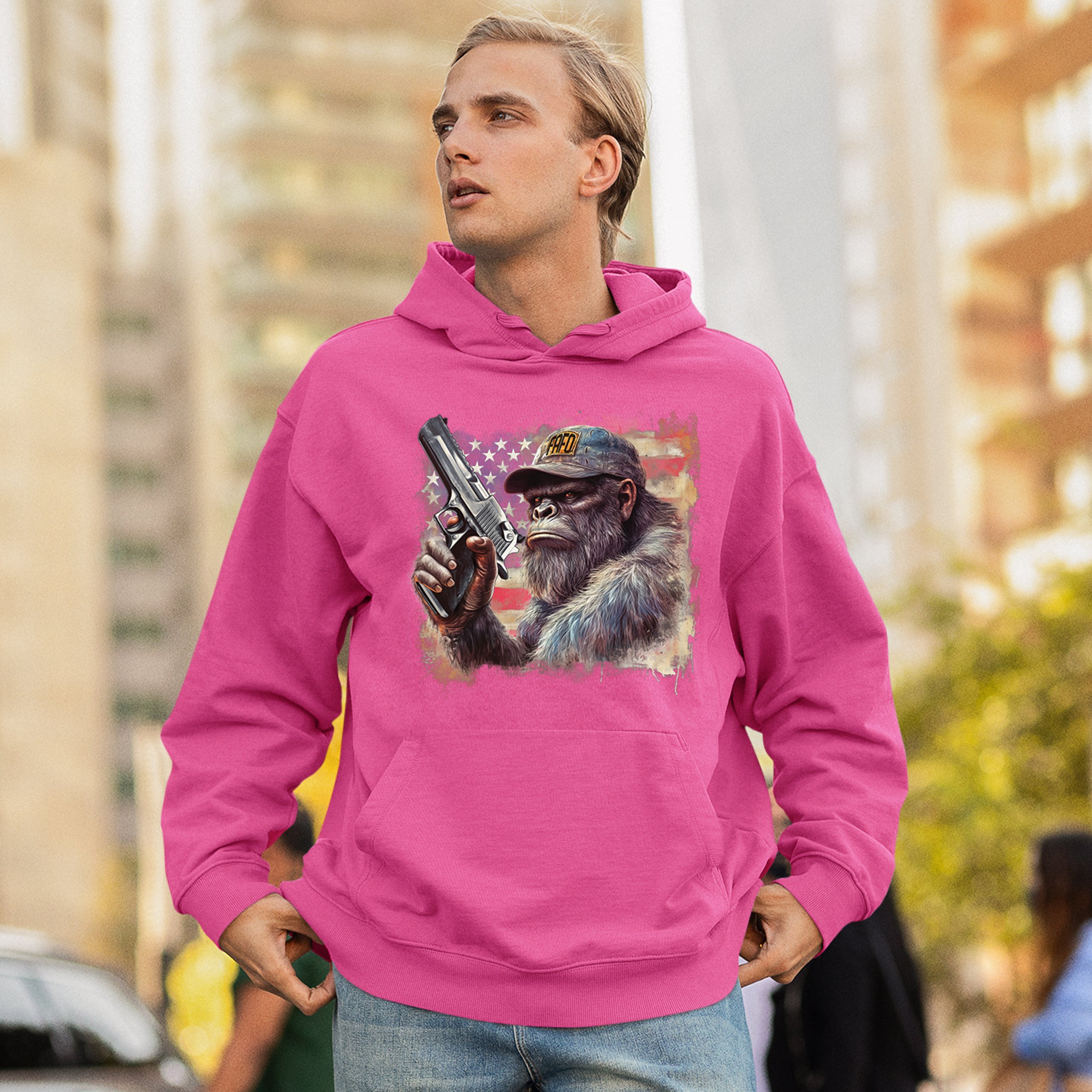 FAFO Bigfoot Sweatshirt F Around and Find Out American 2nd Amendment Hoodie - Picture 54 of 57