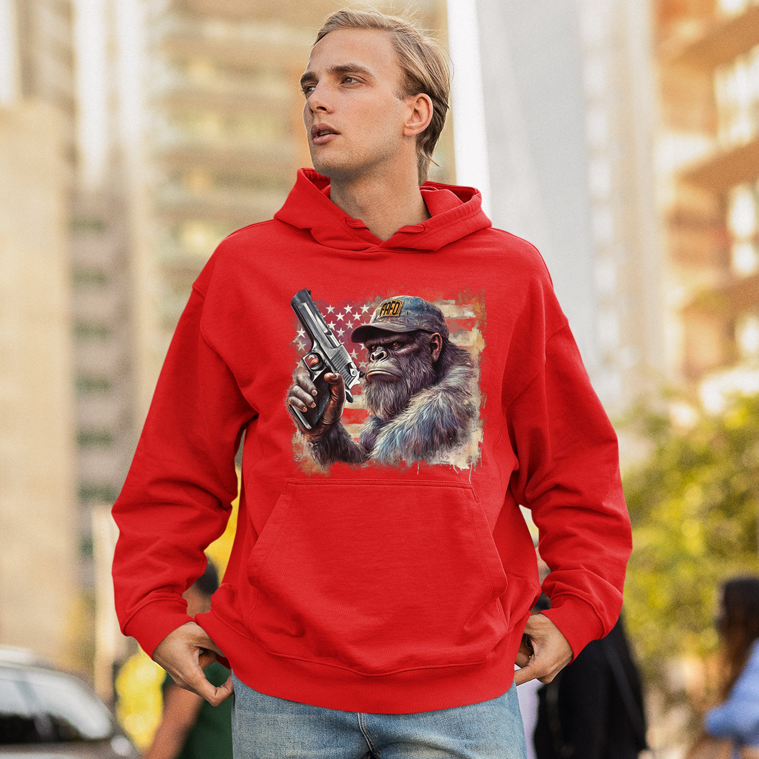 FAFO Bigfoot Sweatshirt F Around and Find Out American 2nd Amendment Hoodie - Picture 33 of 57