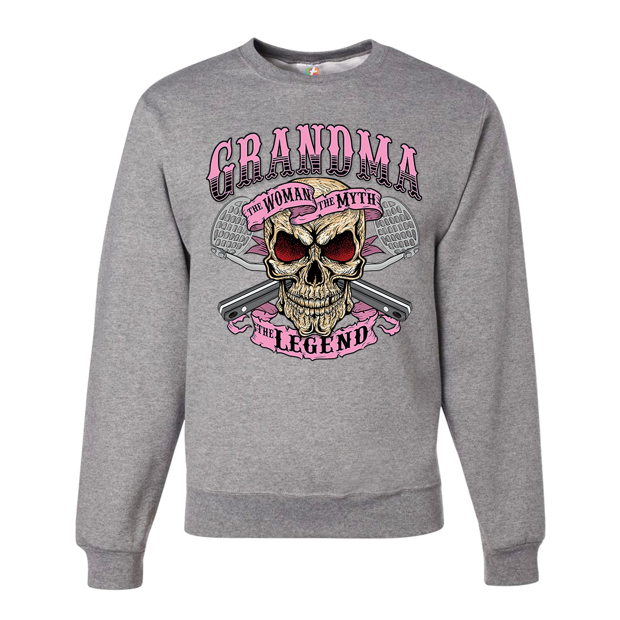 Oma die Frau der Mythos die Legende Sweatshirt Muttertag Oma Rundhalsausschnitt - Bild 7 von 29