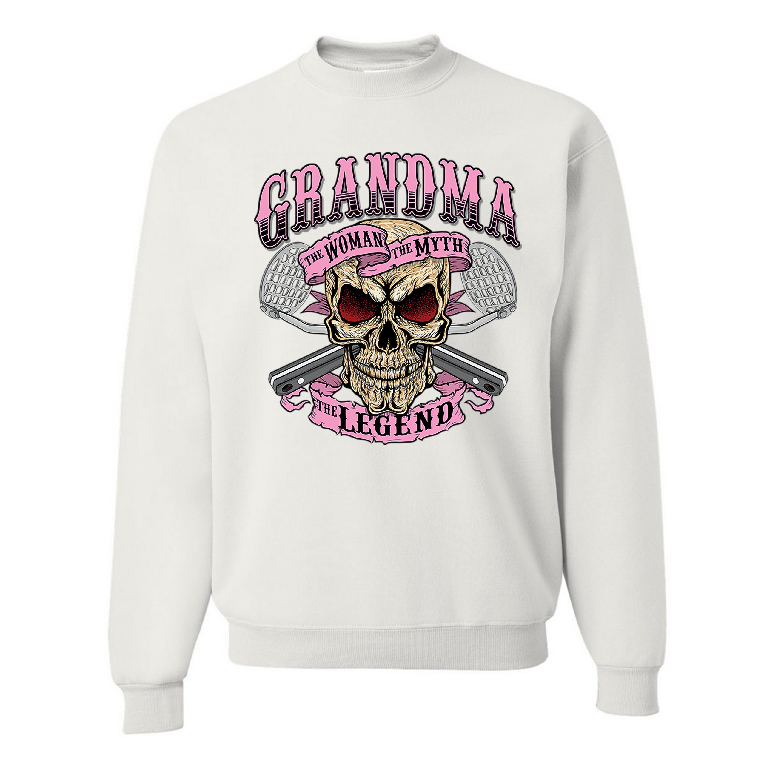 Oma die Frau der Mythos die Legende Sweatshirt Muttertag Oma Rundhalsausschnitt - Bild 15 von 29