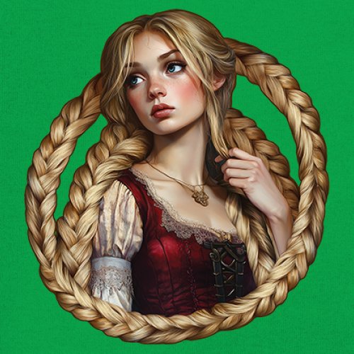Storybook Rapunzel Youth T-shirt Fairytale Blonde Hair Fantasy Princess Kids - Picture 32 of 50