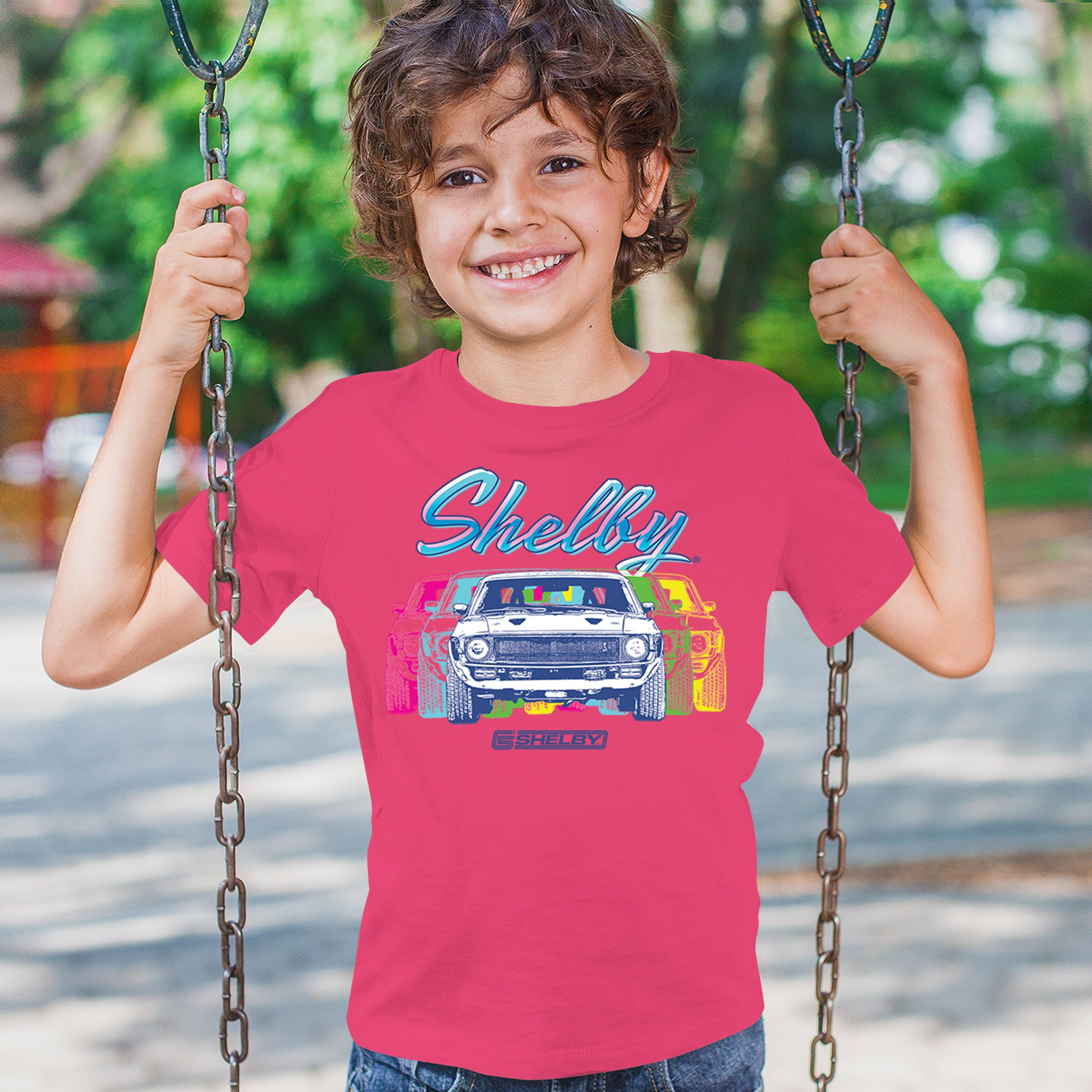 1967 Shelby GT500 Youth T-shirt Mustang Racing Cobra GT Powered by Ford Kids - Picture 47 of 50