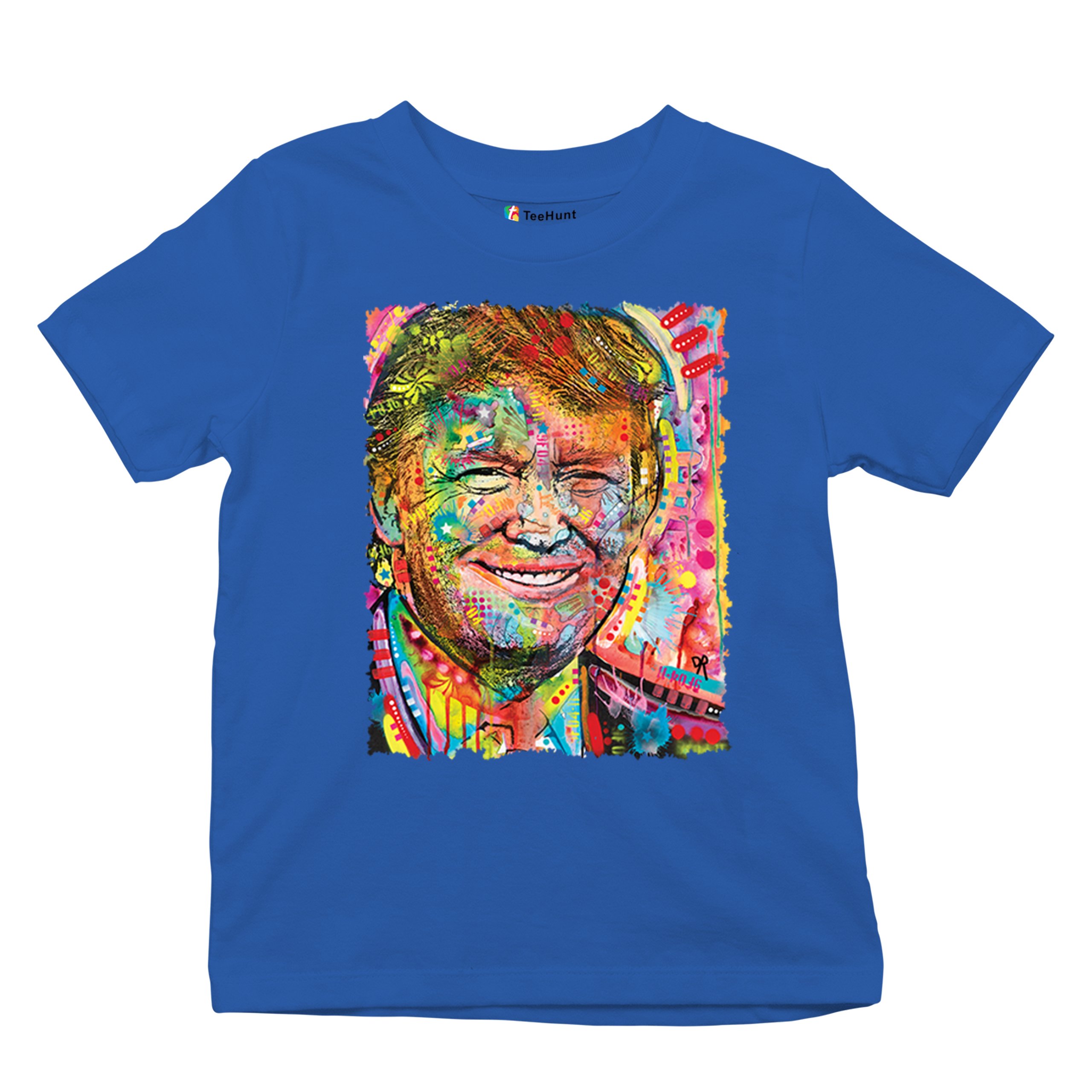 Dean Russo Colorful Trump Youth T-shirt 45 American President 2024 Kids - Picture 41 of 50