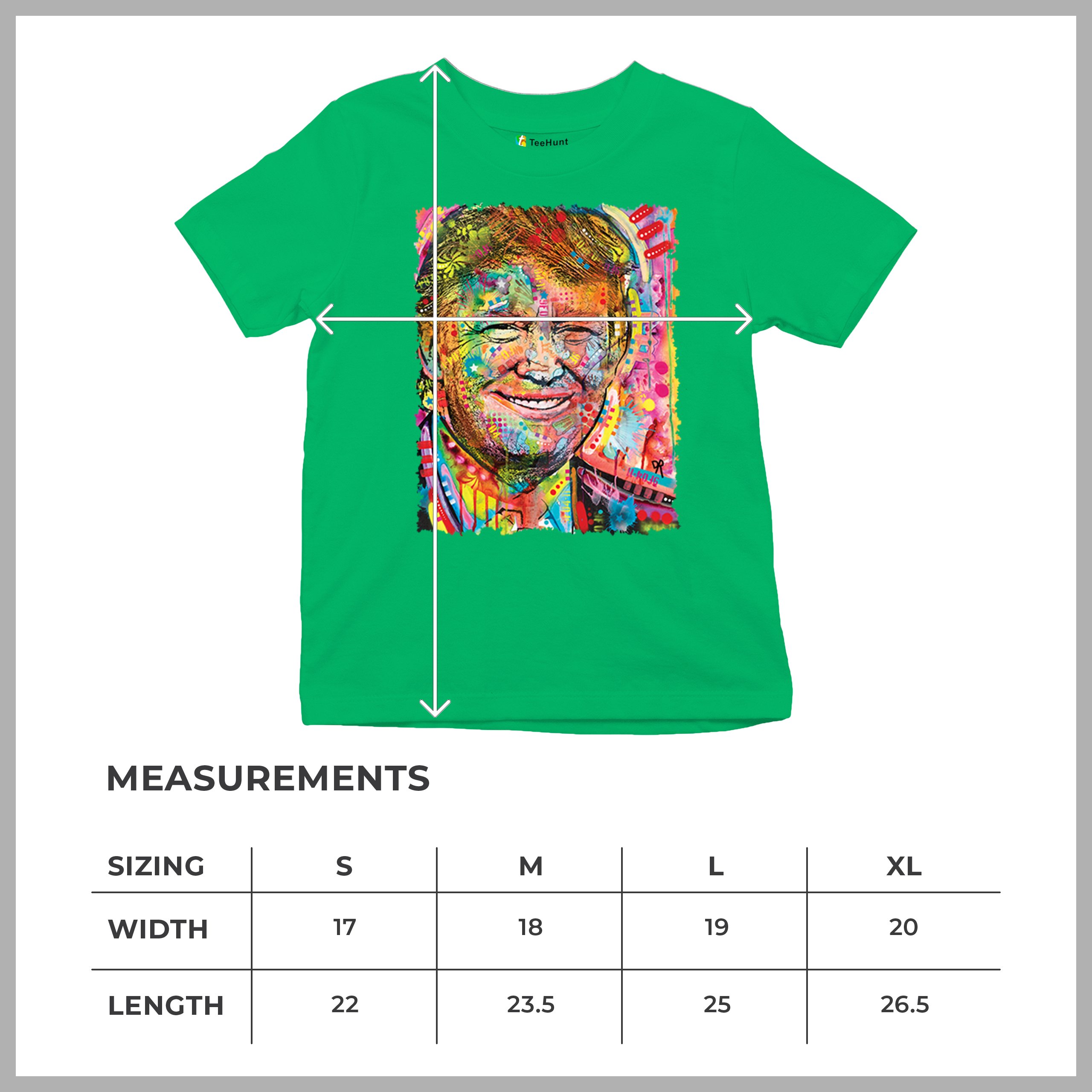 Dean Russo Colorful Trump Youth T-shirt 45 American President 2024 Kids - Picture 36 of 50
