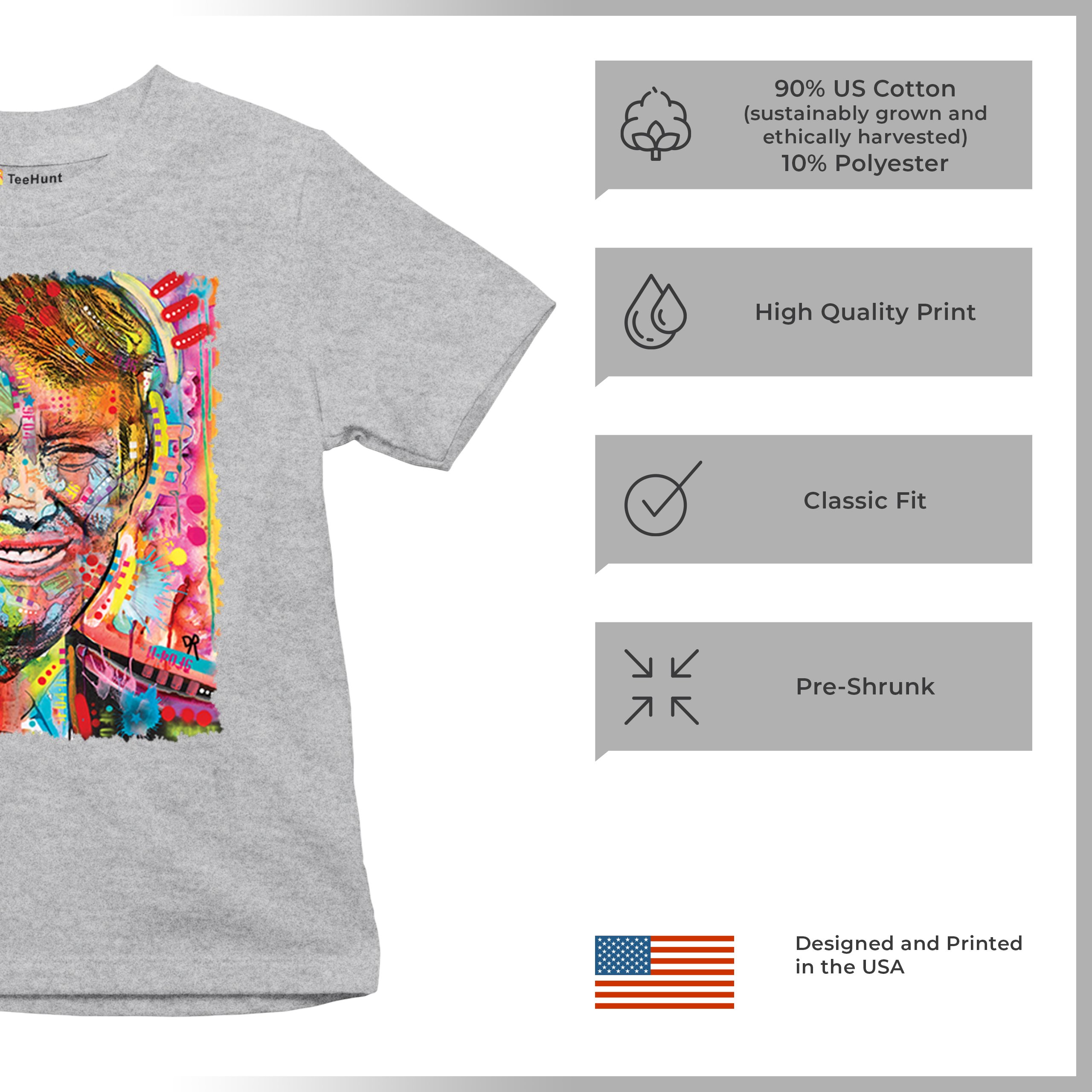 Dean Russo Colorful Trump Youth T-shirt 45 American President 2024 Kids - Picture 14 of 50