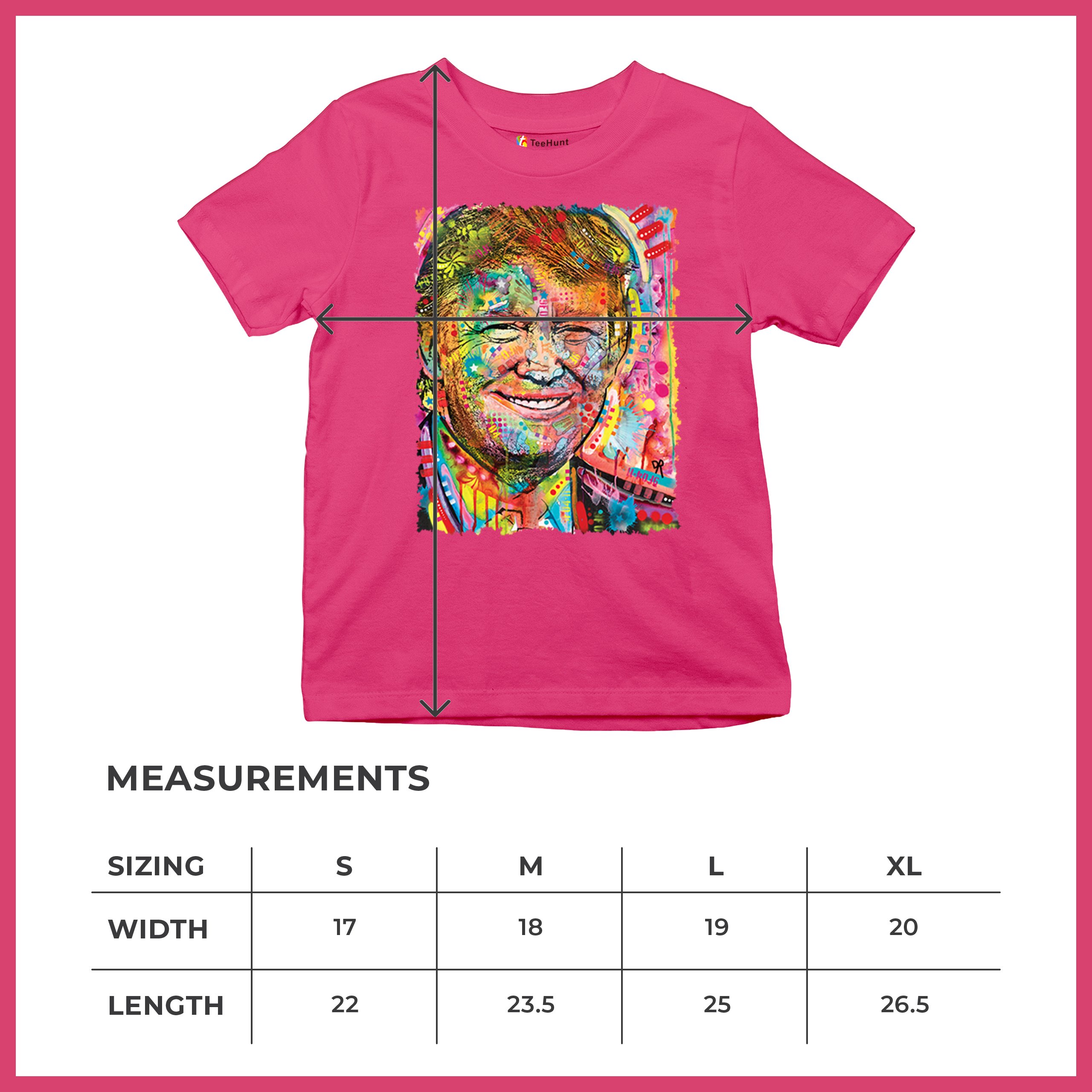Dean Russo Colorful Trump Youth T-shirt 45 American President 2024 Kids - Picture 50 of 50