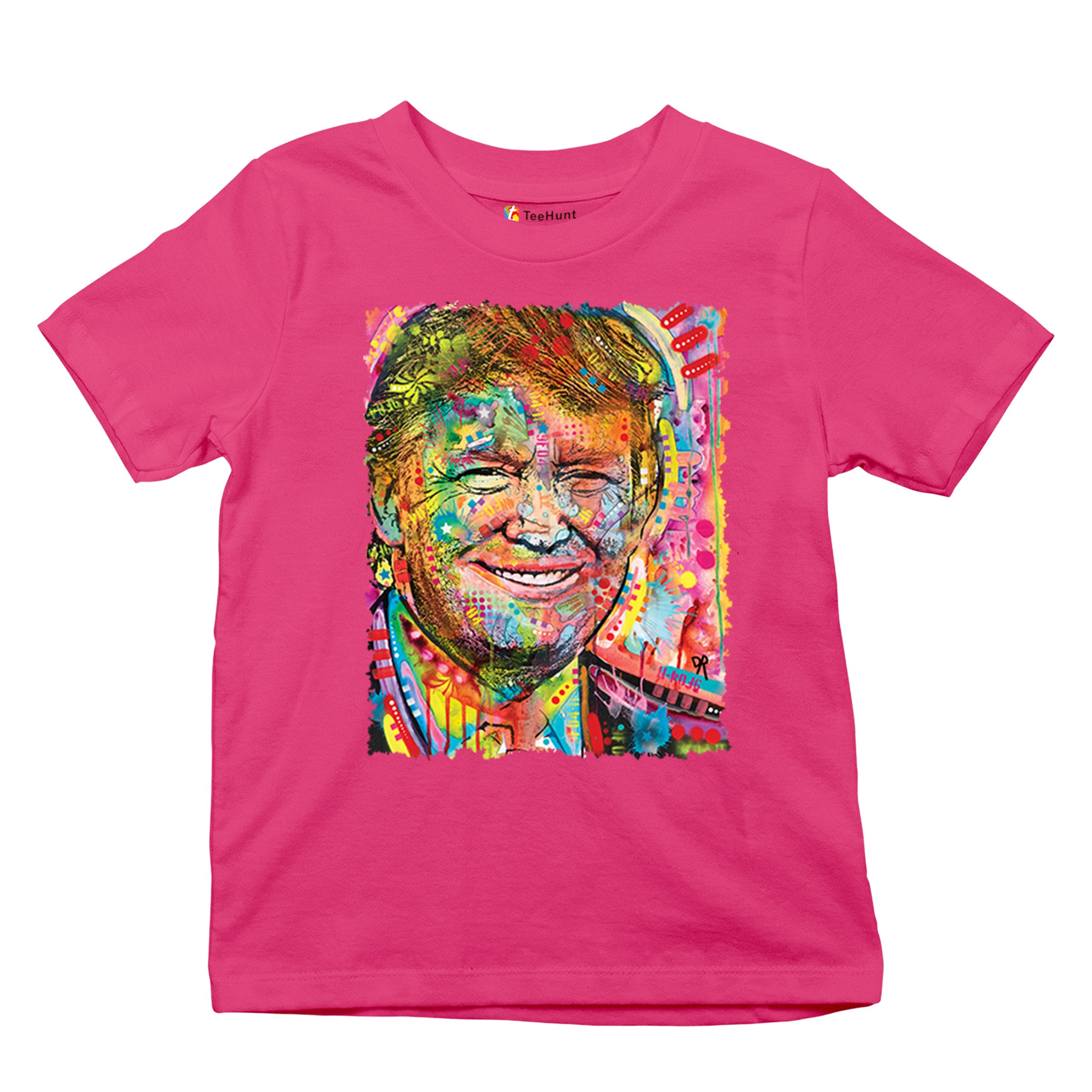Dean Russo Colorful Trump Youth T-shirt 45 American President 2024 Kids - Picture 48 of 50