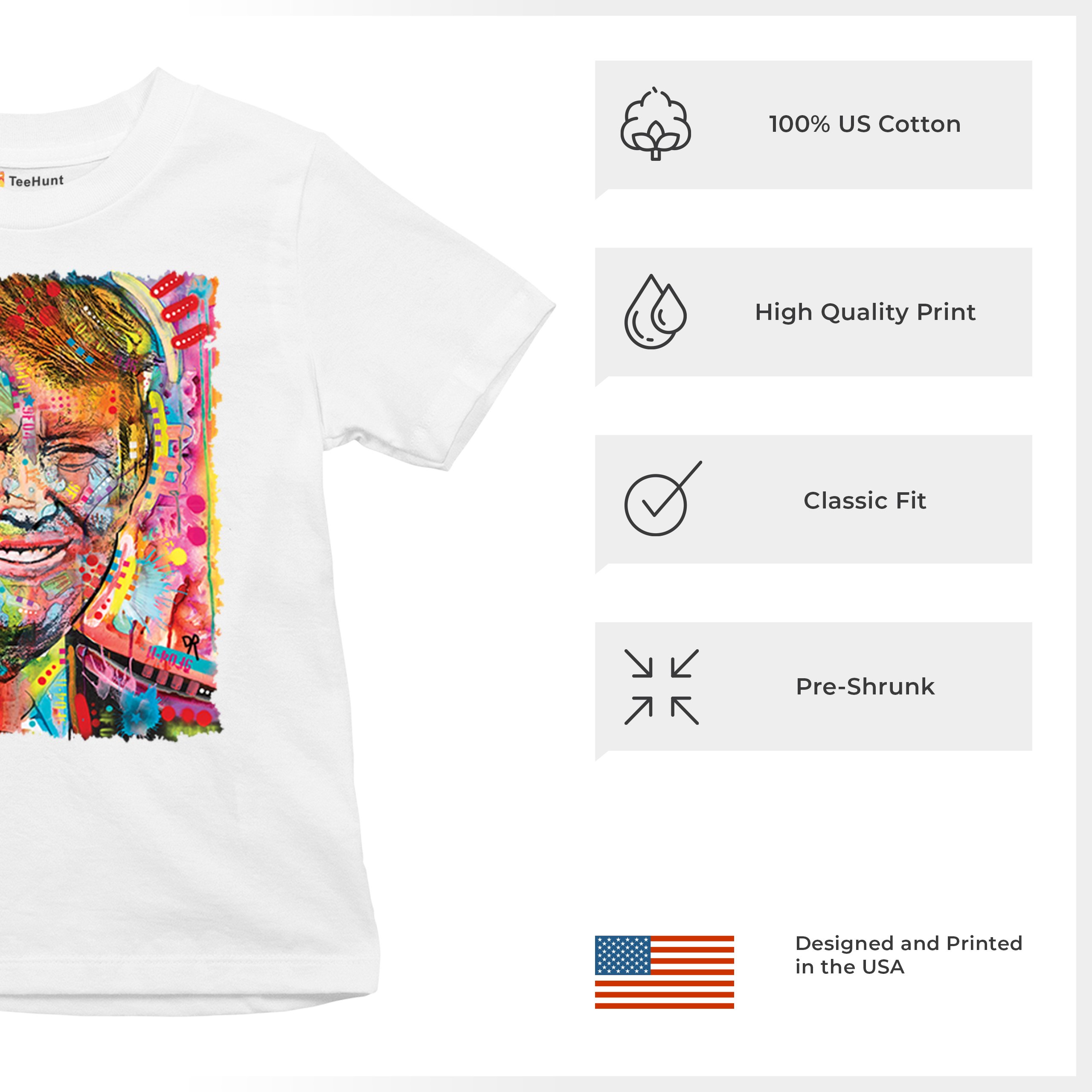 Dean Russo Colorful Trump Youth T-shirt 45 American President 2024 Kids - Picture 28 of 50