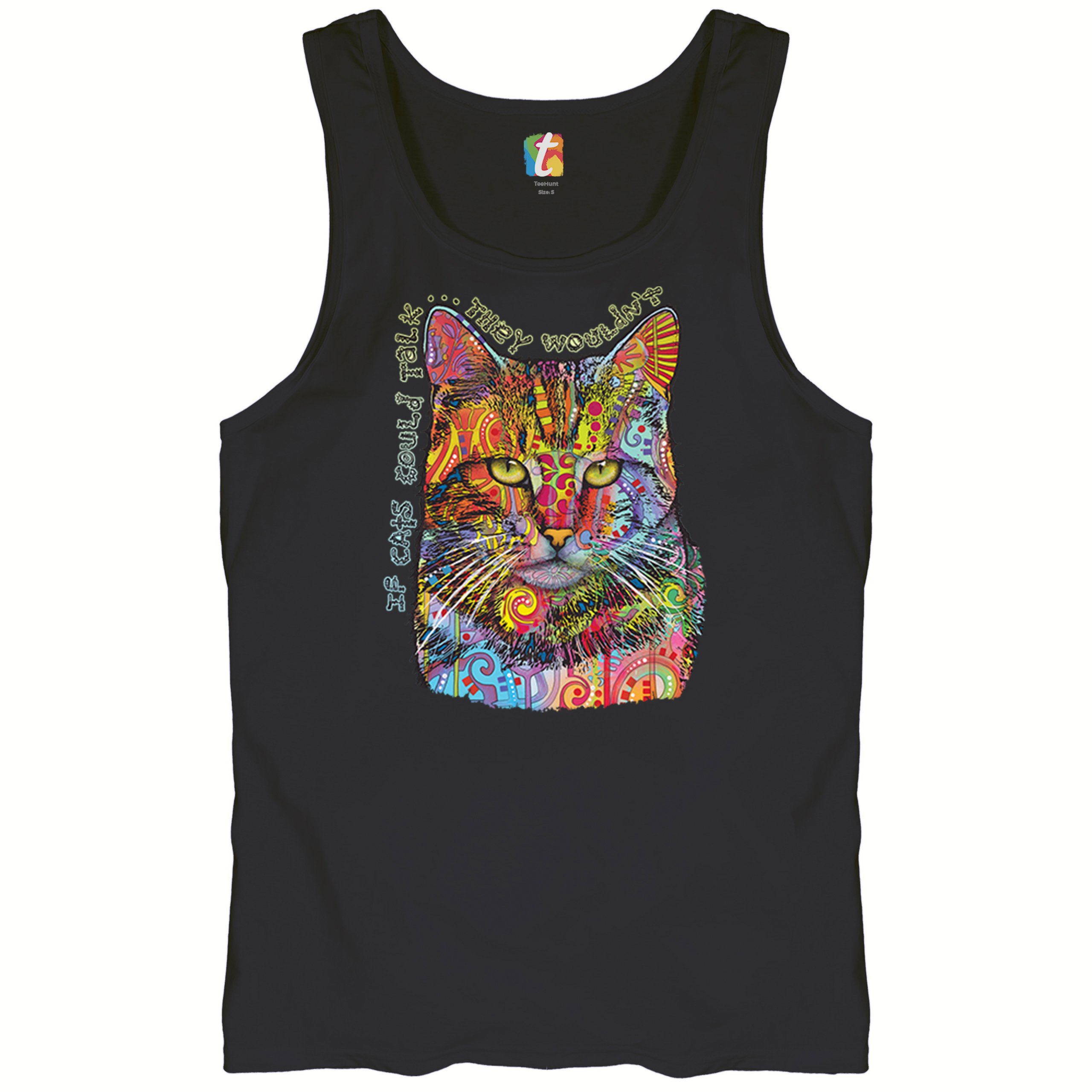 If Cats Could Talk They Wouldn't Tanktop süß Dean Russo Herren Oberteil - Bild 6 von 43