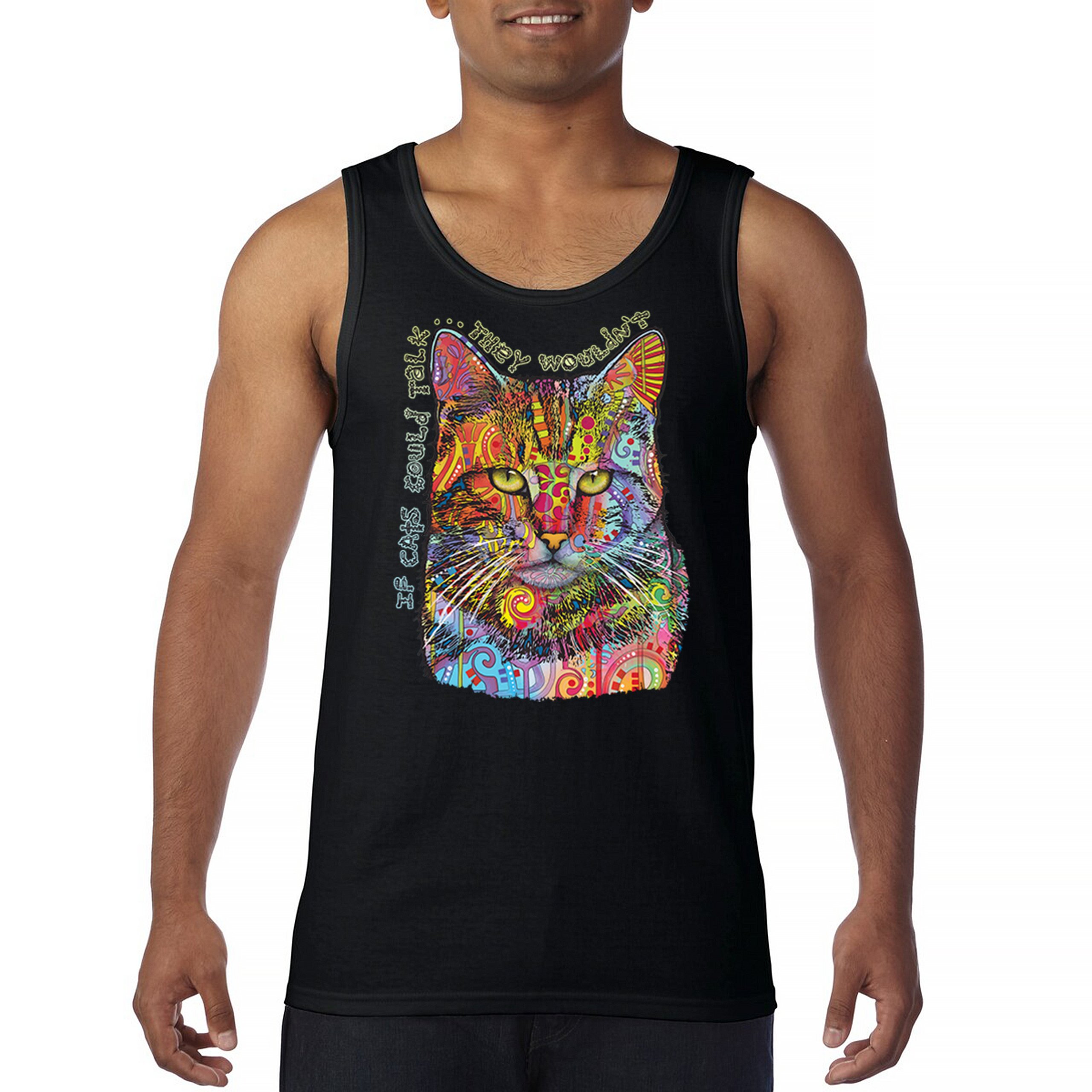 If Cats Could Talk They Wouldn't Tanktop süß Dean Russo Herren Oberteil - Bild 2 von 43