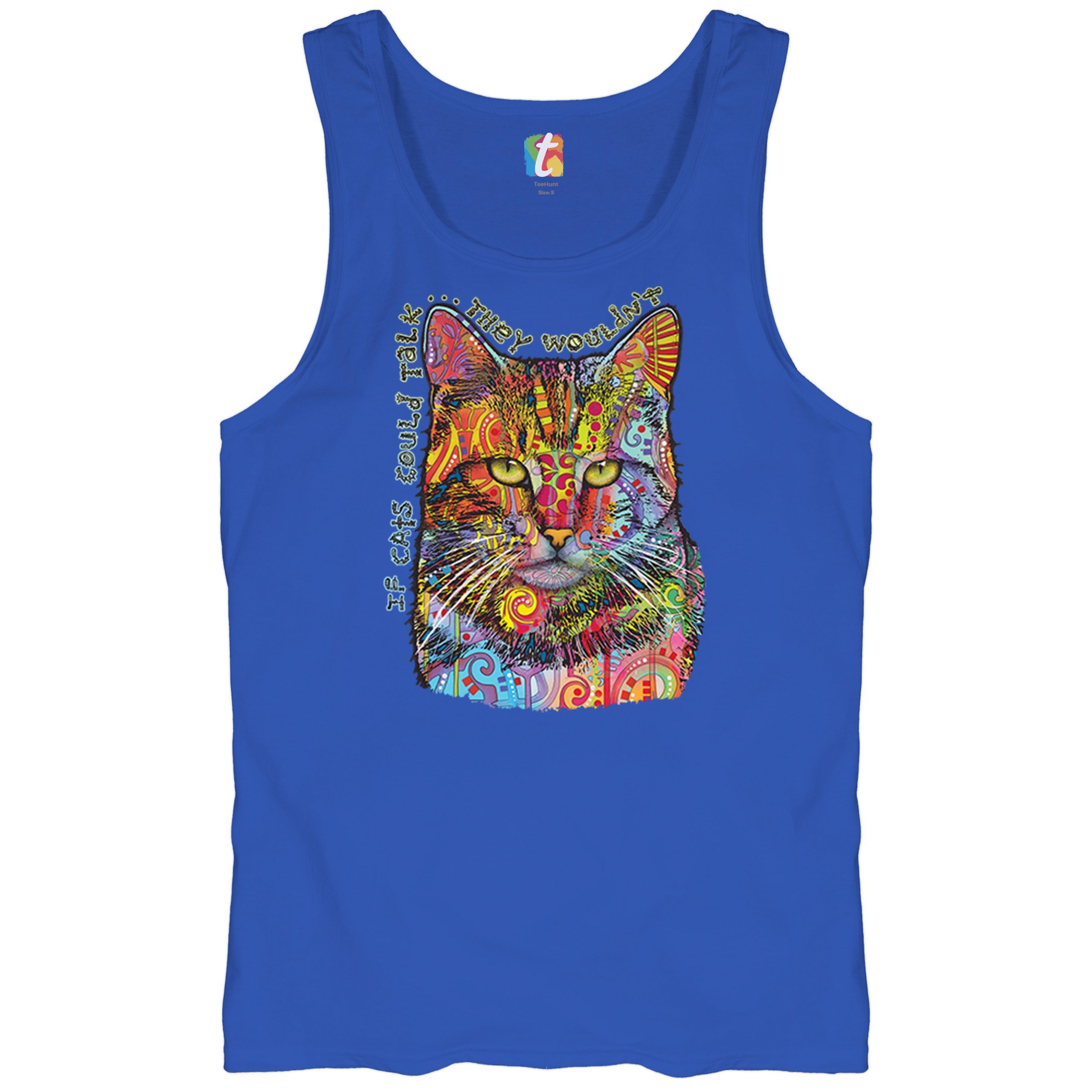 If Cats Could Talk They Wouldn't Tanktop süß Dean Russo Herren Oberteil - Bild 41 von 43