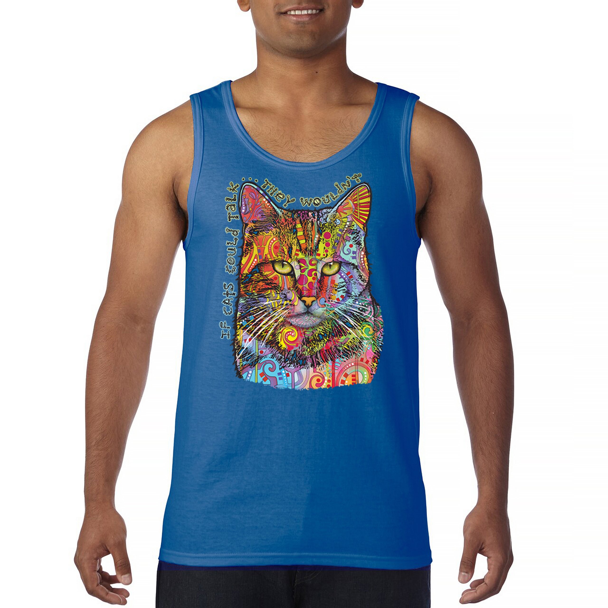 If Cats Could Talk They Wouldn't Tanktop süß Dean Russo Herren Oberteil - Bild 37 von 43