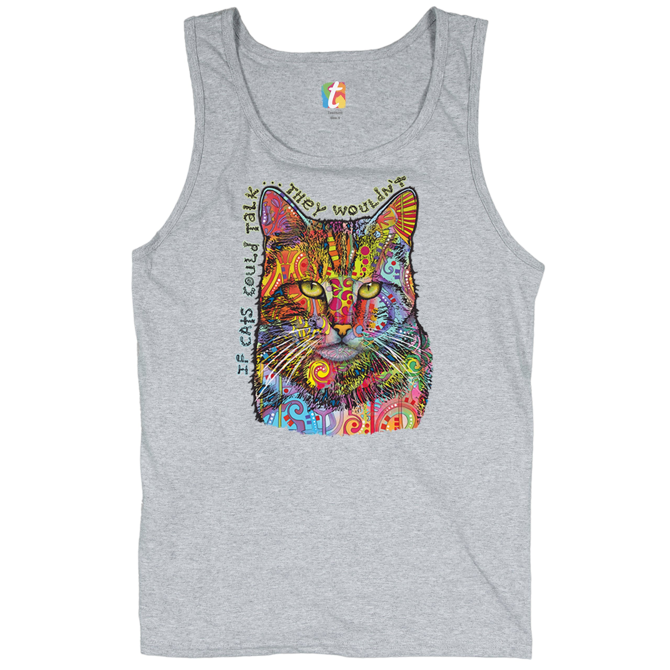 If Cats Could Talk They Wouldn't Tanktop süß Dean Russo Herren Oberteil - Bild 13 von 43