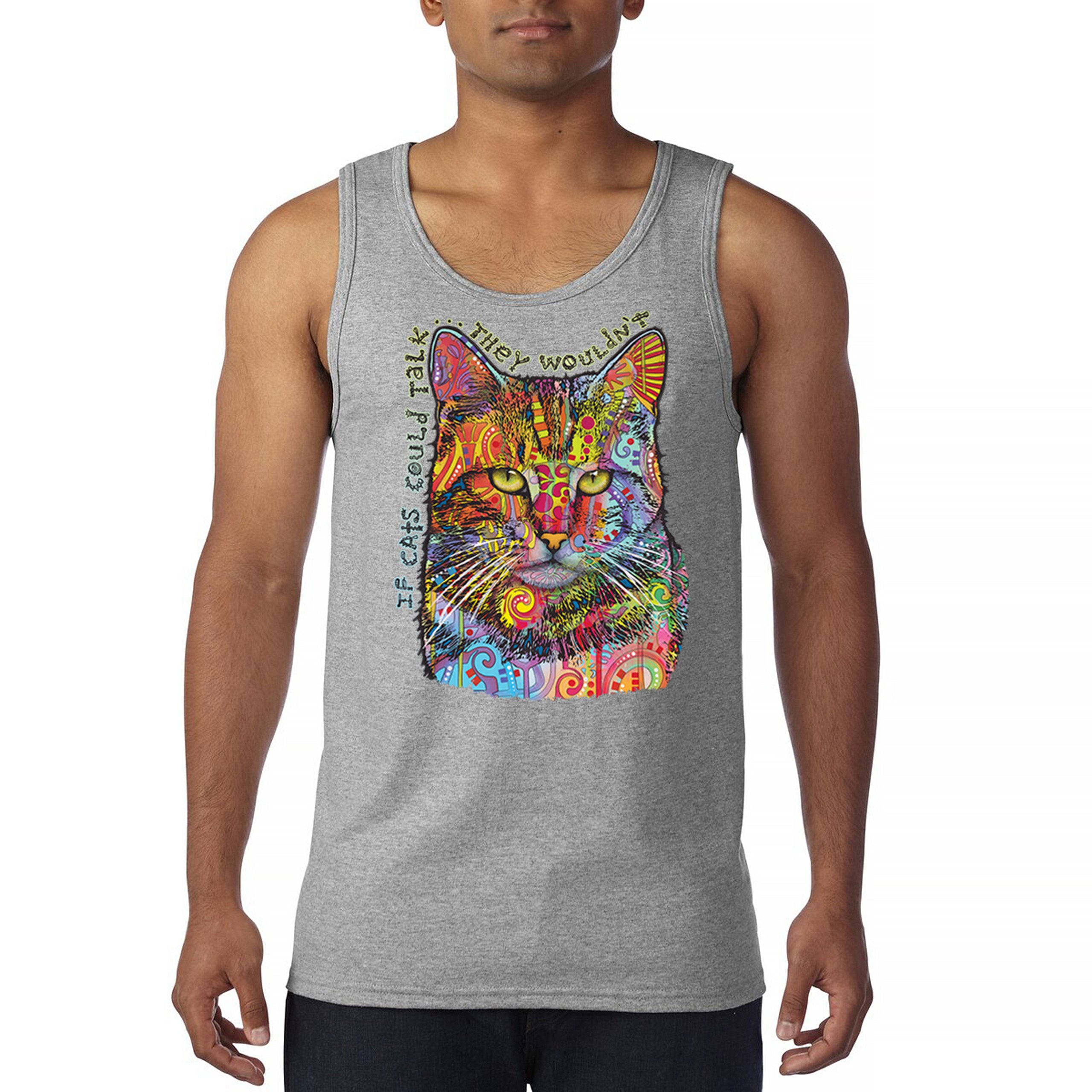 If Cats Could Talk They Wouldn't Tanktop süß Dean Russo Herren Oberteil - Bild 9 von 43
